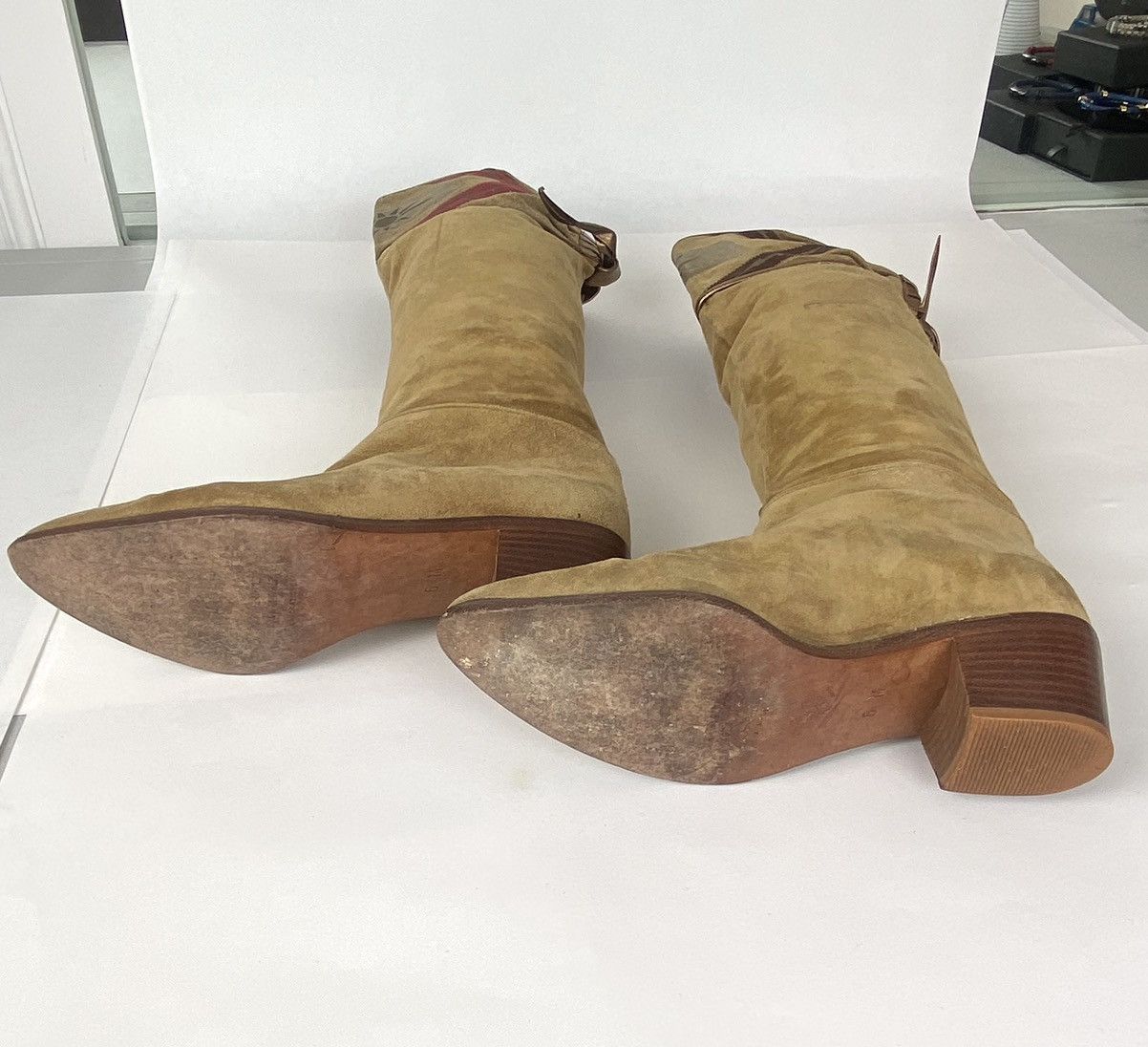 Vintage Vintage JOAN And DAVID Couture Womens Suede Boots 6 M Size US 6 / IT 36 - 6 Thumbnail