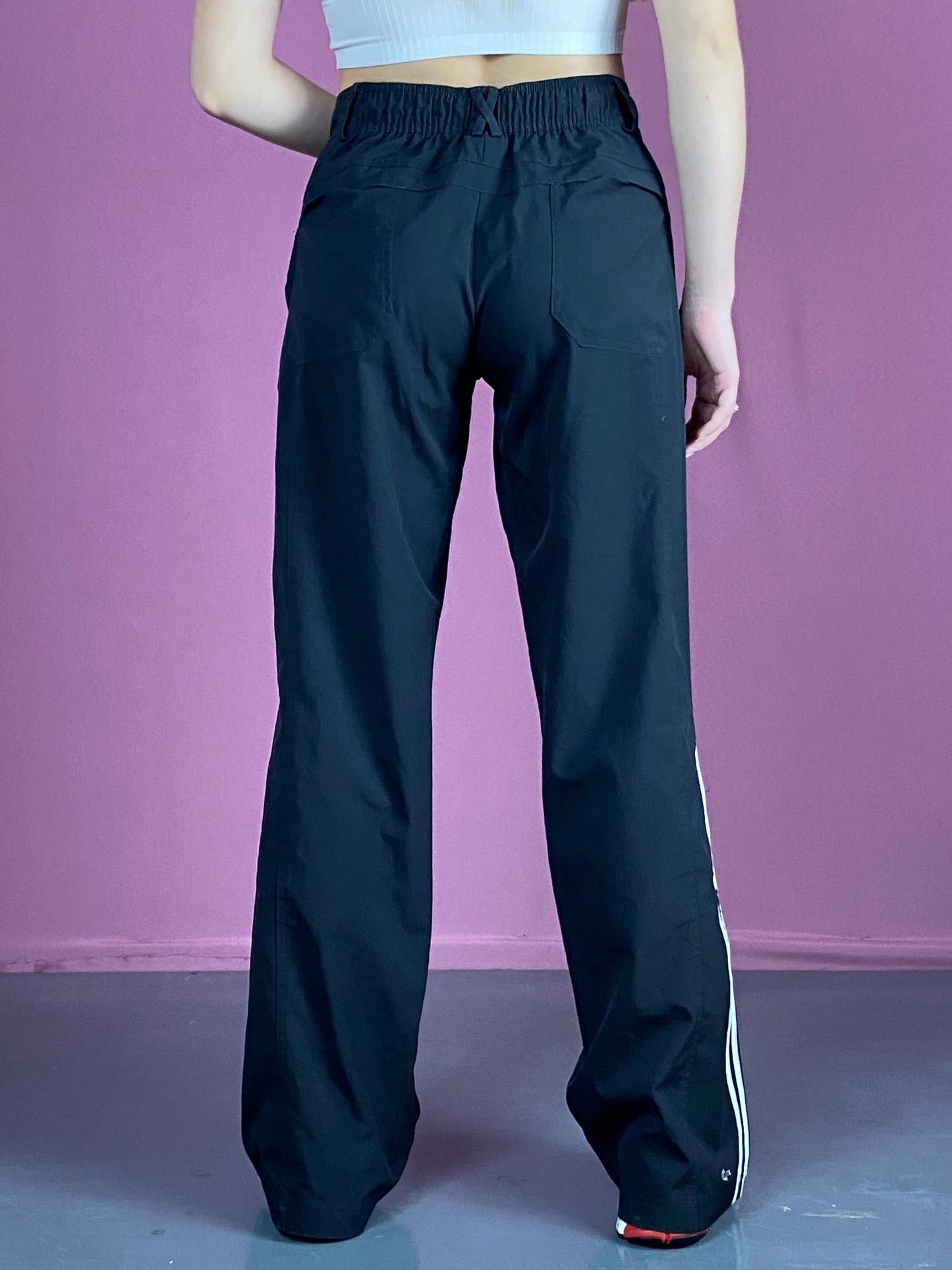 Adidas × Vintage Adidas Vintage Women's High Waist Track Pants - M Size 30" / US 8 / IT 44 - 3 Thumbnail