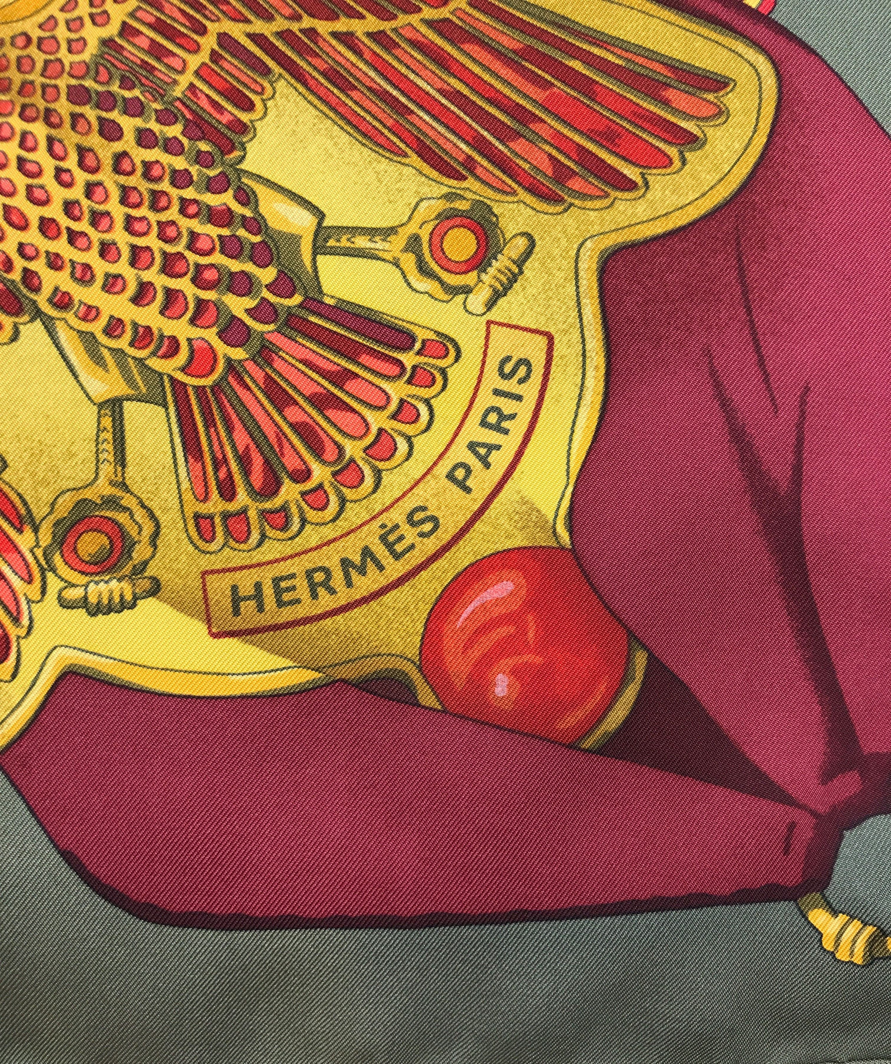 Hermes × Hypebeast × Vintage Hermes Scarf SOLEIL DE SOIE 90cm Silk Carre Foulard Size ONE SIZE - 5 Thumbnail