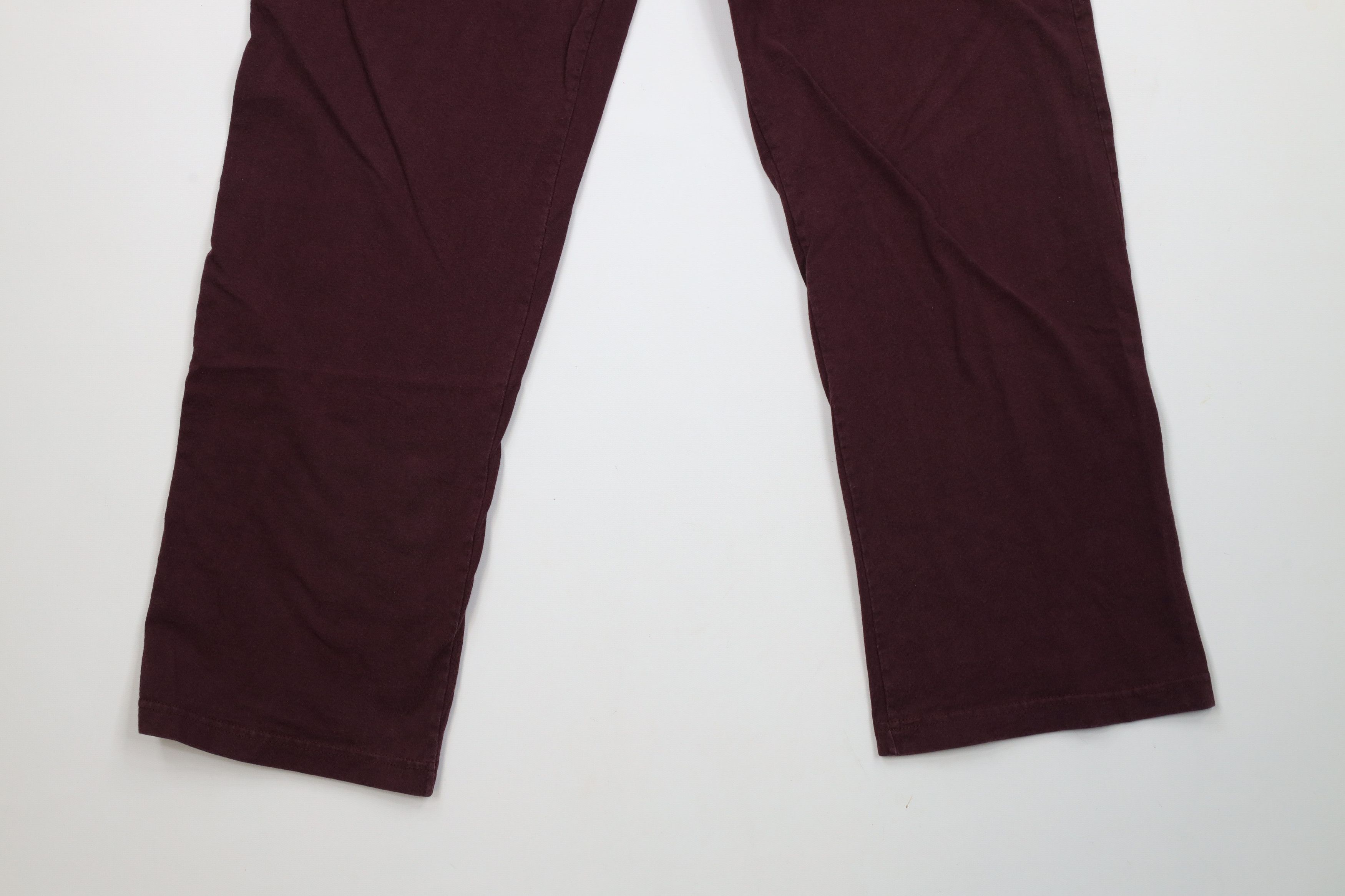 Champion × Vintage Vintage Champion Lightweight Sweatpants Maroon Cotton Size US 32 / EU 48 - 4 Thumbnail