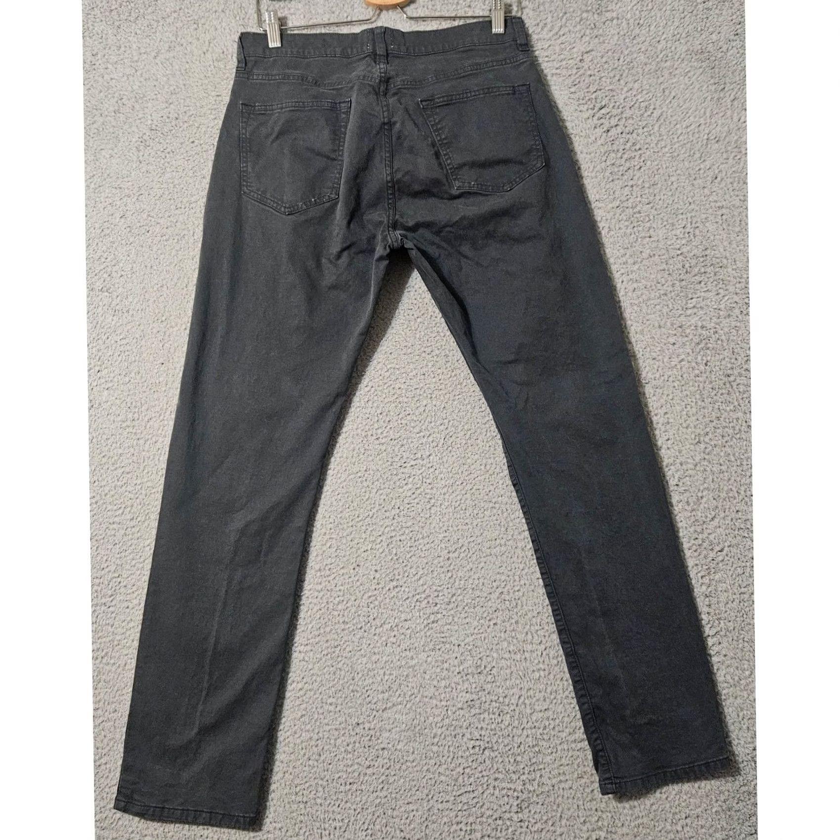Flint And Tinder Flint and Tinder Pants Mens 31 x 32 Gray Straight Fit Chino Stretch 5 Pocket Size US 31 - 2 Thumbnail