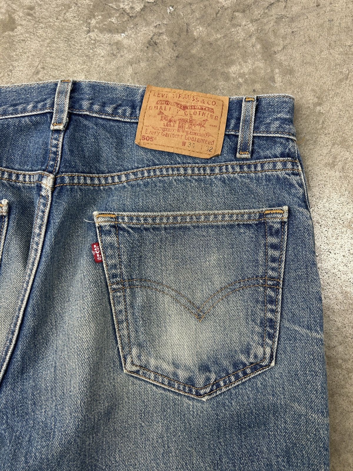 Levi's × Levi's Vintage Clothing × Vintage 1990s Levi’s 505 - Thrashed Kurt Cobain Size US 32 / EU 48 - 11 Thumbnail
