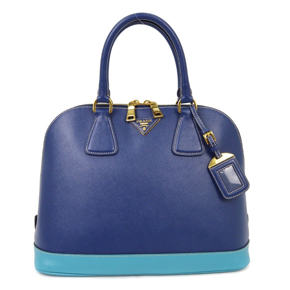 Prada Prada Bicolor Promenade Bag Saffiano Leather Size ONE SIZE - 1 Thumbnail