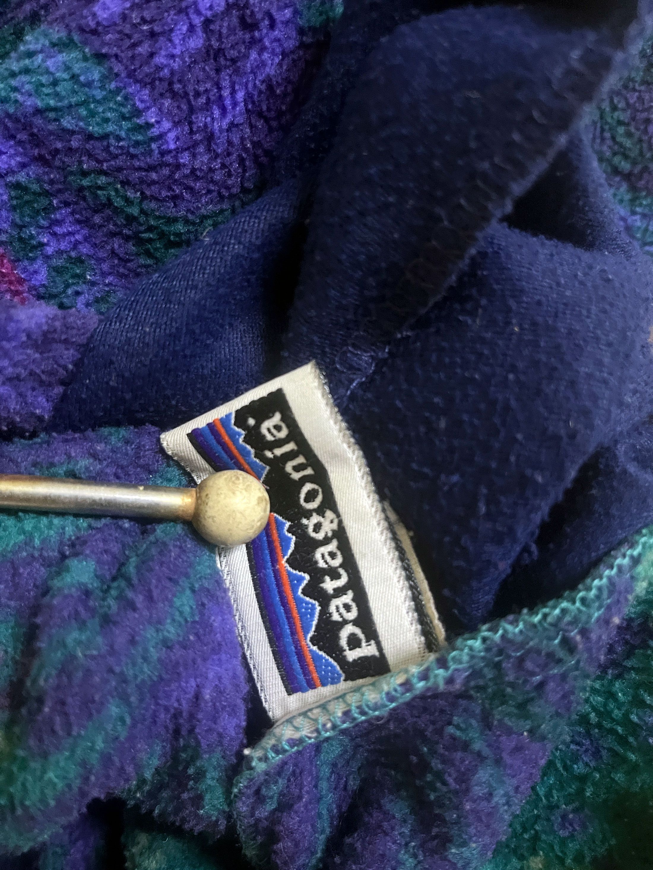 Patagonia Vintage Patagonia Deep Sea Printed Half Zipper Fleece Size US M / EU 48-50 / 2 - 7 Thumbnail
