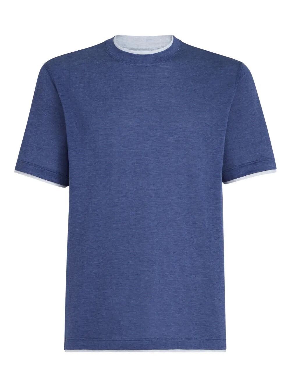 Brunello Cucinelli T-Shirt With Faux-Layering Size US XS / EU 42 / 0 - 1 Thumbnail