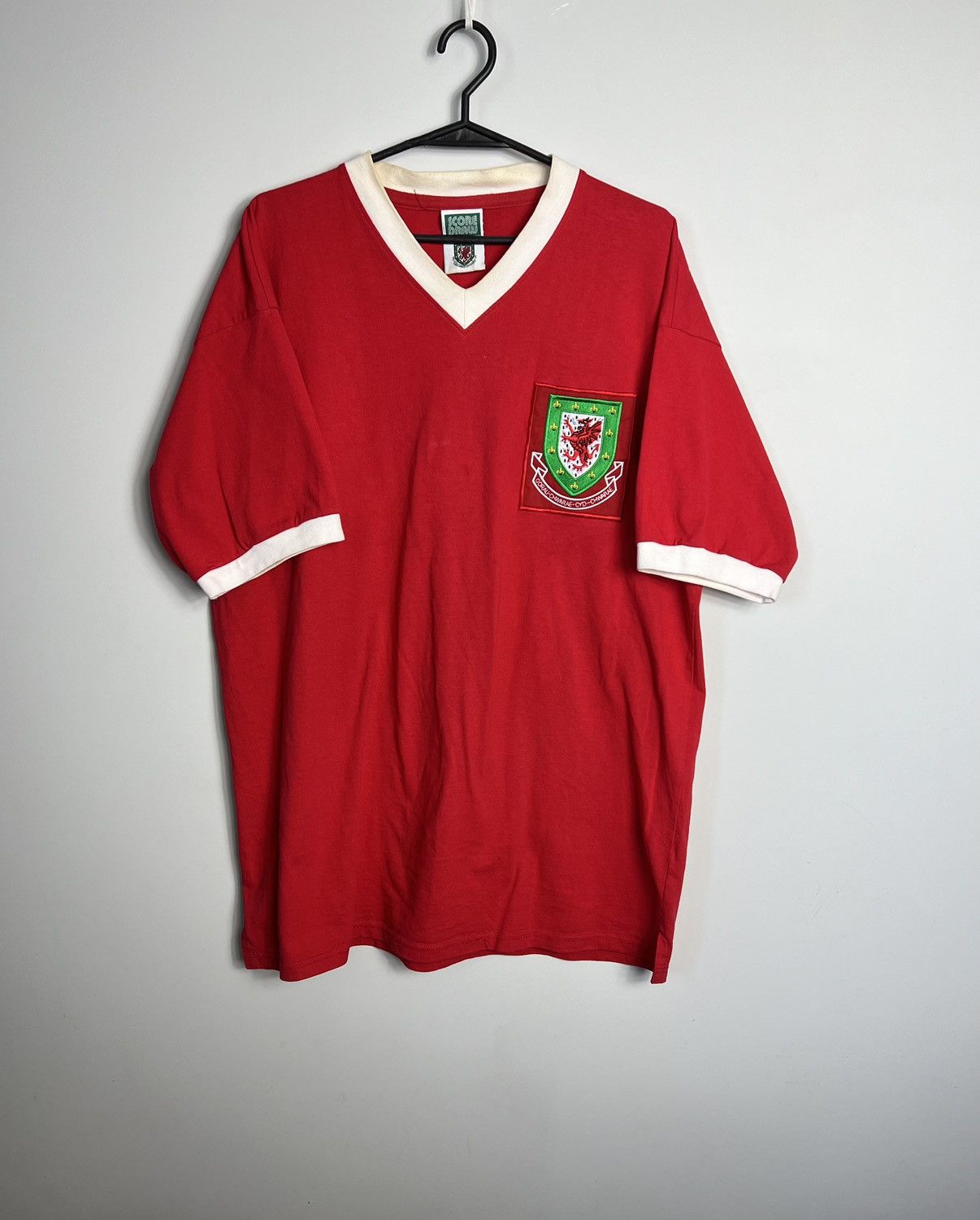 Other Tshirt Wales Score Draw Football vintage Size US XL / EU 56 / 4 - 1 Thumbnail