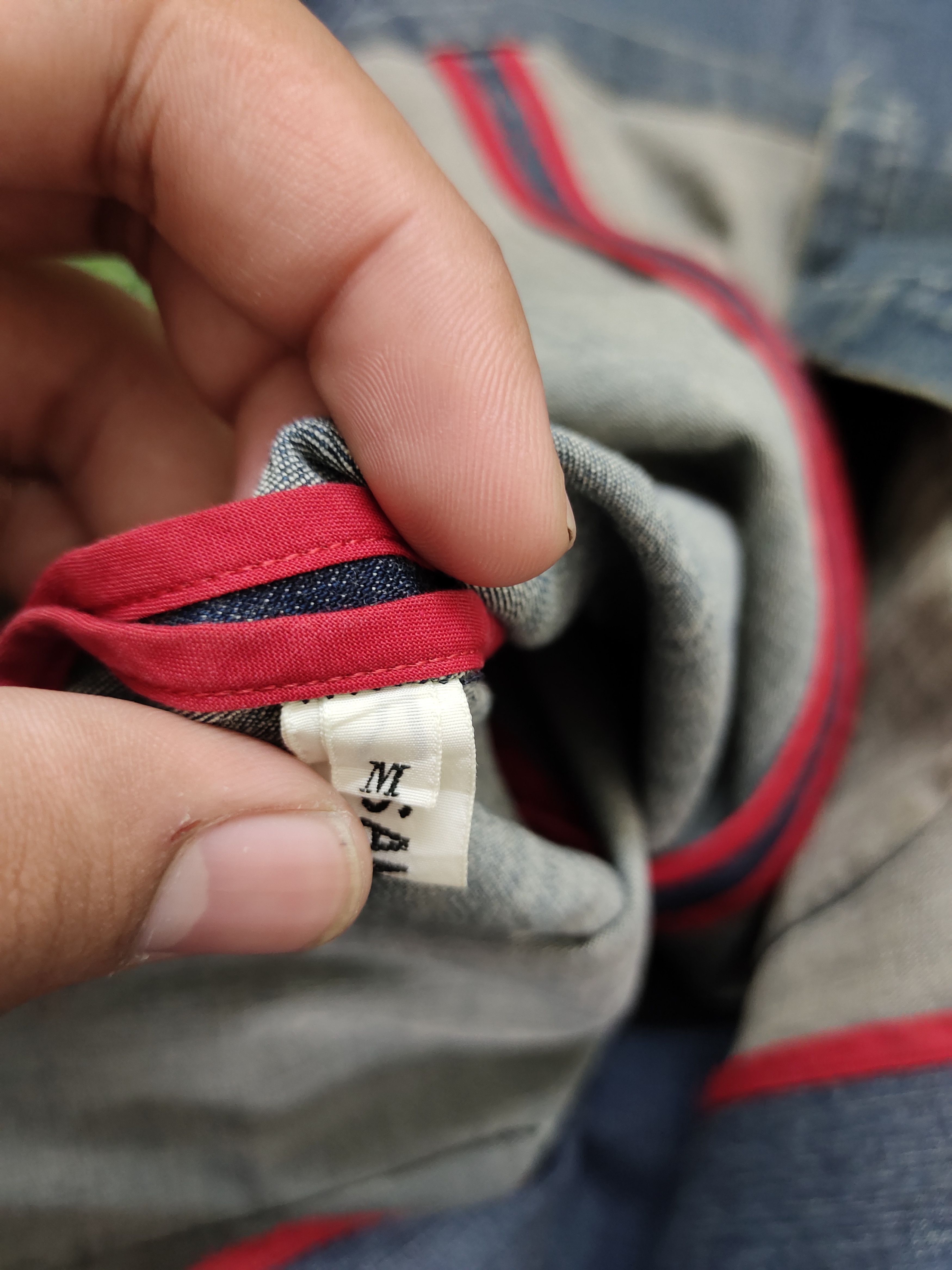 If Six Was Nine Papas Mademoiselle Non Non Button Denim Jacket Sample Size US M / EU 48-50 / 2 - 16 Thumbnail