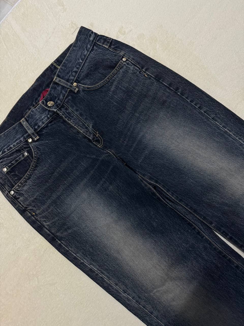 Edwin INSANE 90s Style Edwin 503 Rusty Sand Washed Dark Jeans Size US 32 / EU 48 - 6 Thumbnail