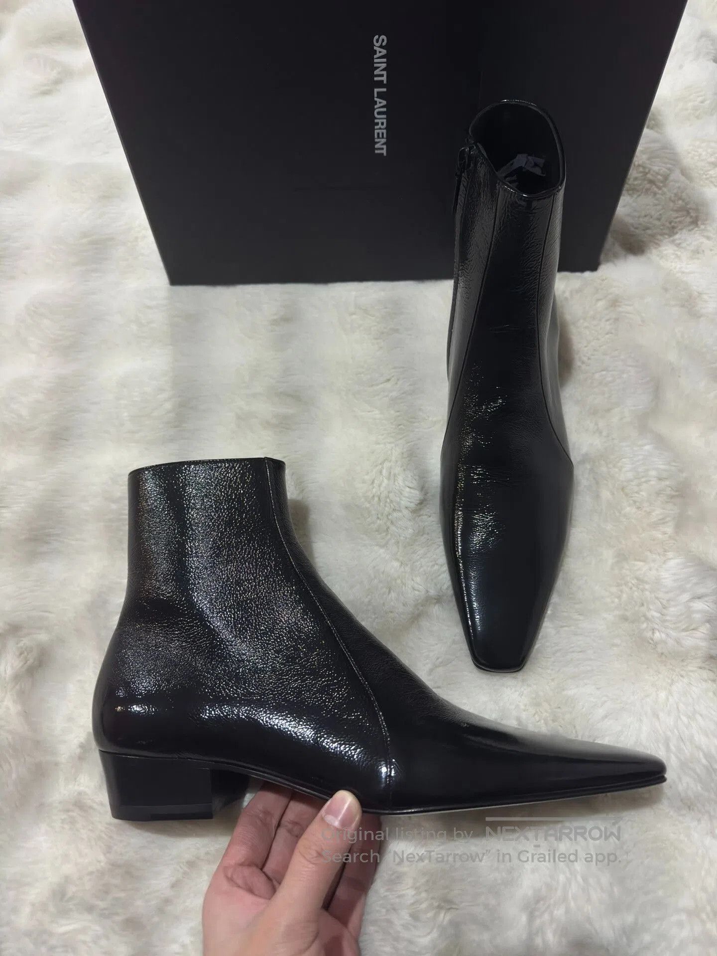 Saint Laurent Paris Saint Laurent RAINER Wrinkled Show Boots. Size US 9 / EU 42 - 3 Thumbnail