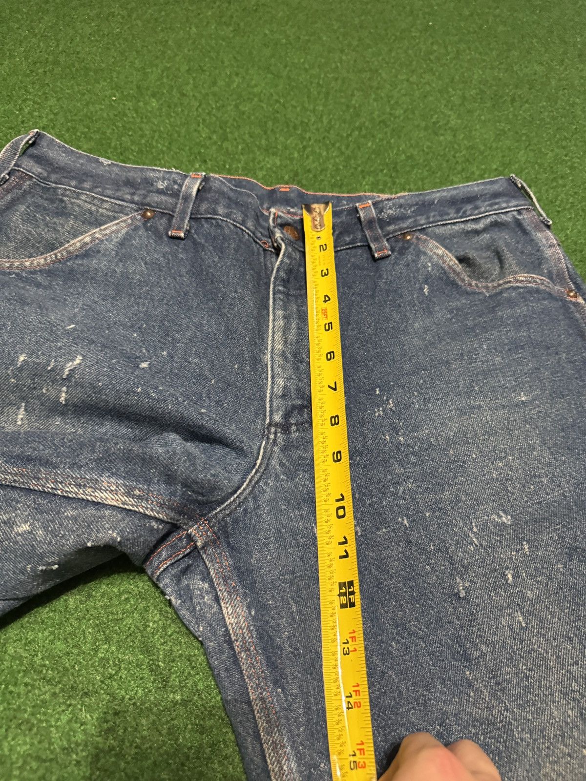 Big Mac Vintage Big Mac Work Wear Carpenter Distressed 38x27 Jeans Size US 38 / EU 54 - 12 Thumbnail
