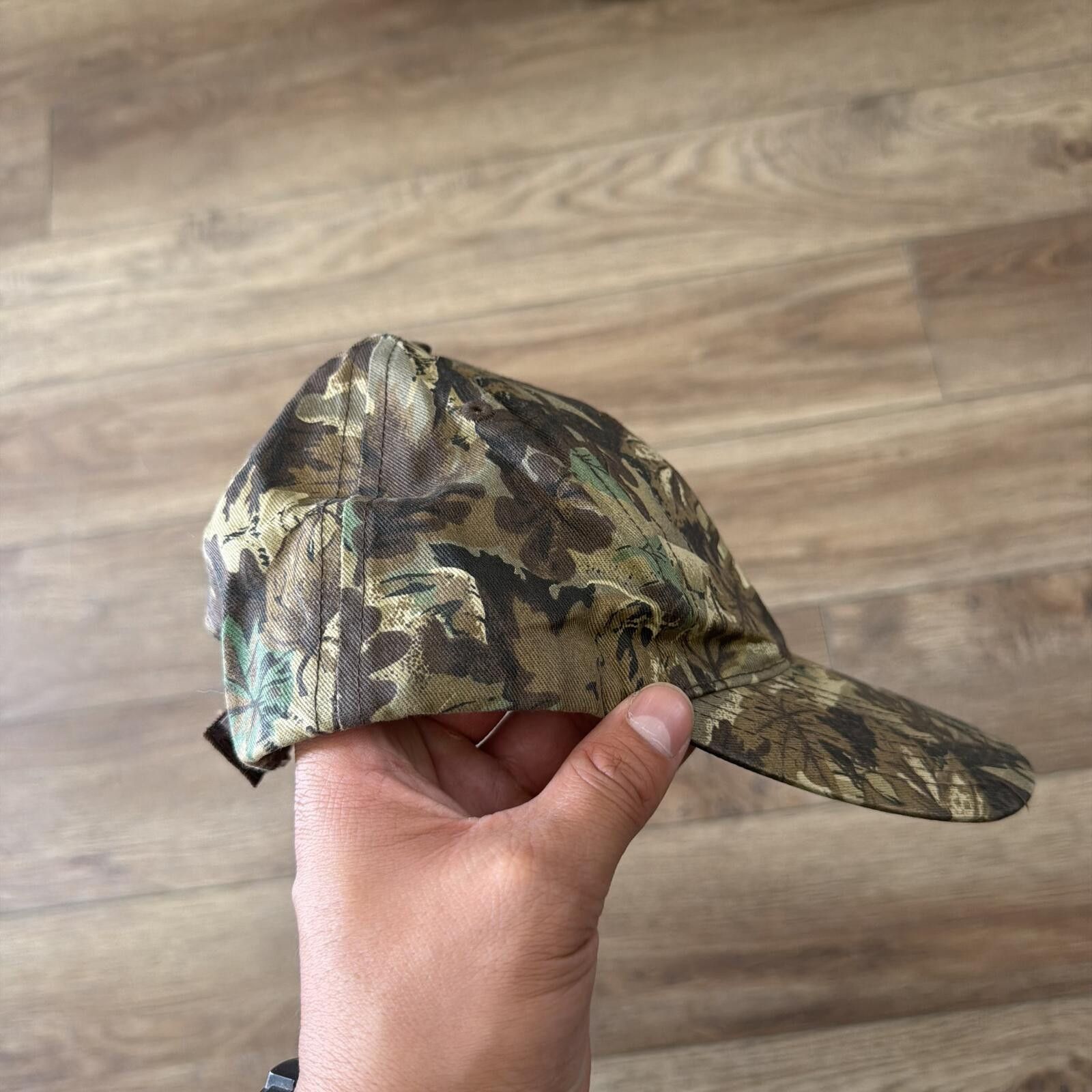 Napapijri Vintage Y2K Napa Camo Larry Csonka Outdoors Baseball Hat Cap Size ONE SIZE - 9 Thumbnail