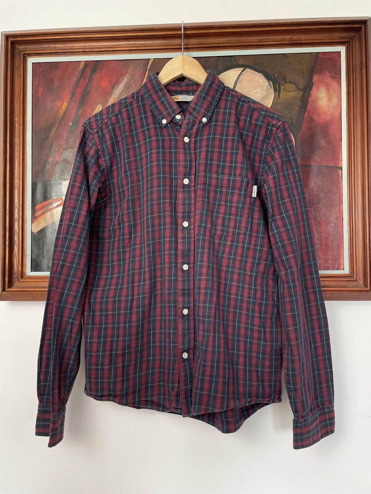 Carhartt Carhartt Workwear Button Up Shirt Checkered Tartan Hype Y2k Size US S / EU 44-46 / 1 - 1 Thumbnail