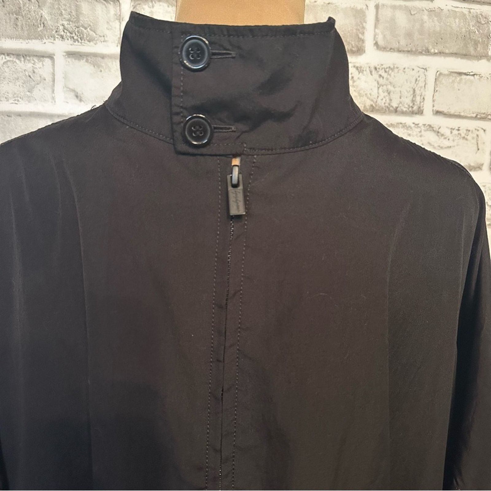 Yohji Yamamoto POUR HOME SS20 B ring W-ZIP long shirt black size 3 M Cotton Size US M / EU 48-50 / 2 - 10 Thumbnail