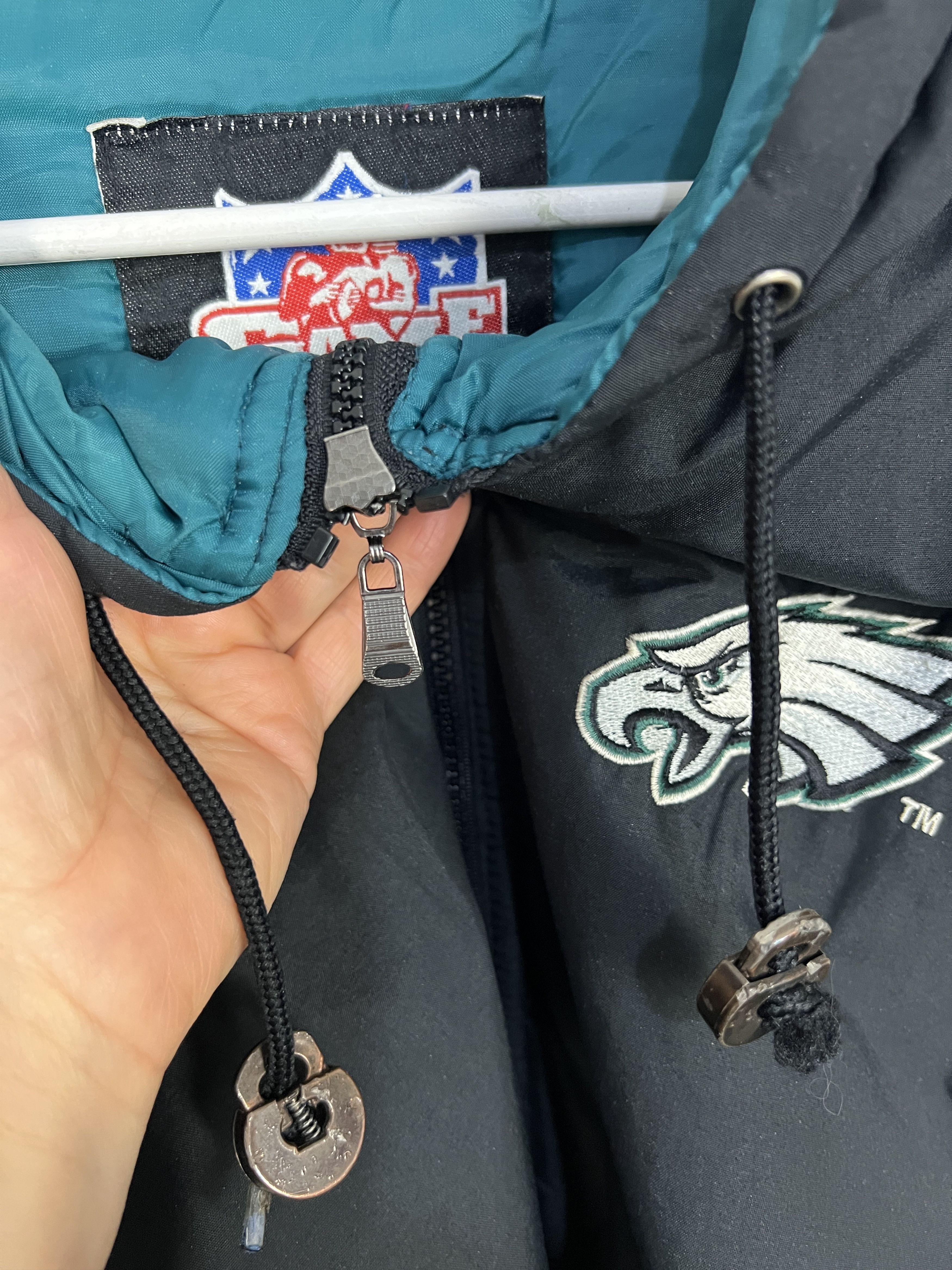 Starter Vintage NFL Philadelphia Eagles Football Jacket Bomber Rare Size US XL / EU 56 / 4 - 6 Thumbnail