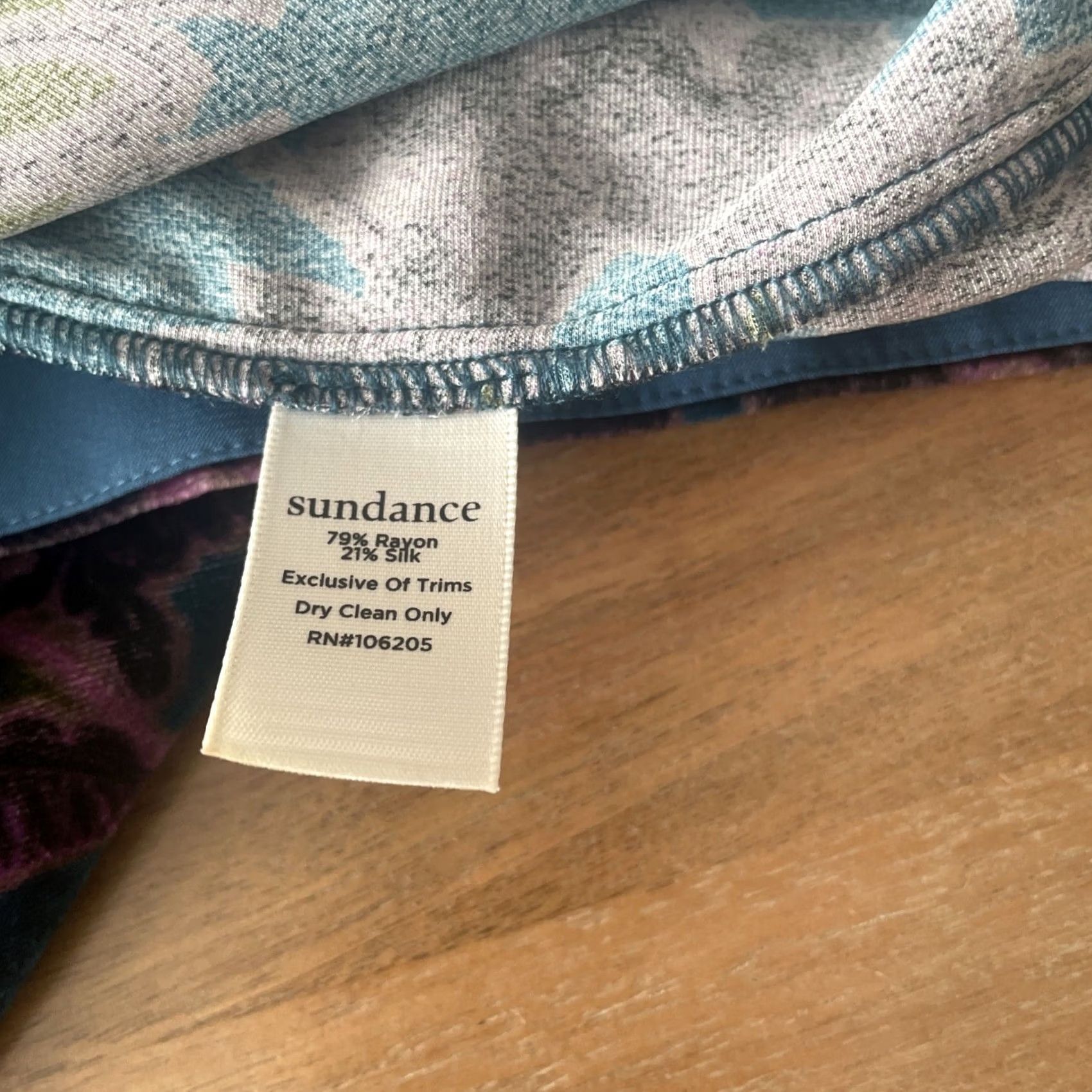 Vintage Sundance Velvet Silk Blend Dress Size XS Paisley Print Split Neck Shift Size XS / US 0-2 / IT 36-38 - 4 Thumbnail