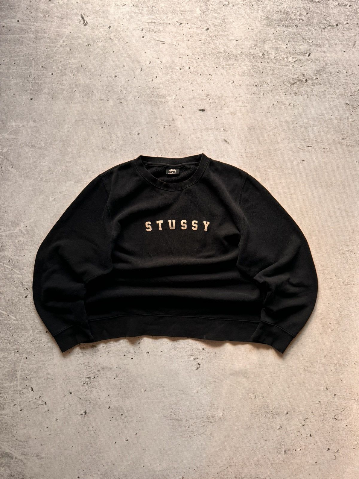 Stussy × Vintage STUSSY CENTER LOGO VINTAGE SWEATSHIRT Size US S / EU 44-46 / 1 - 1 Thumbnail
