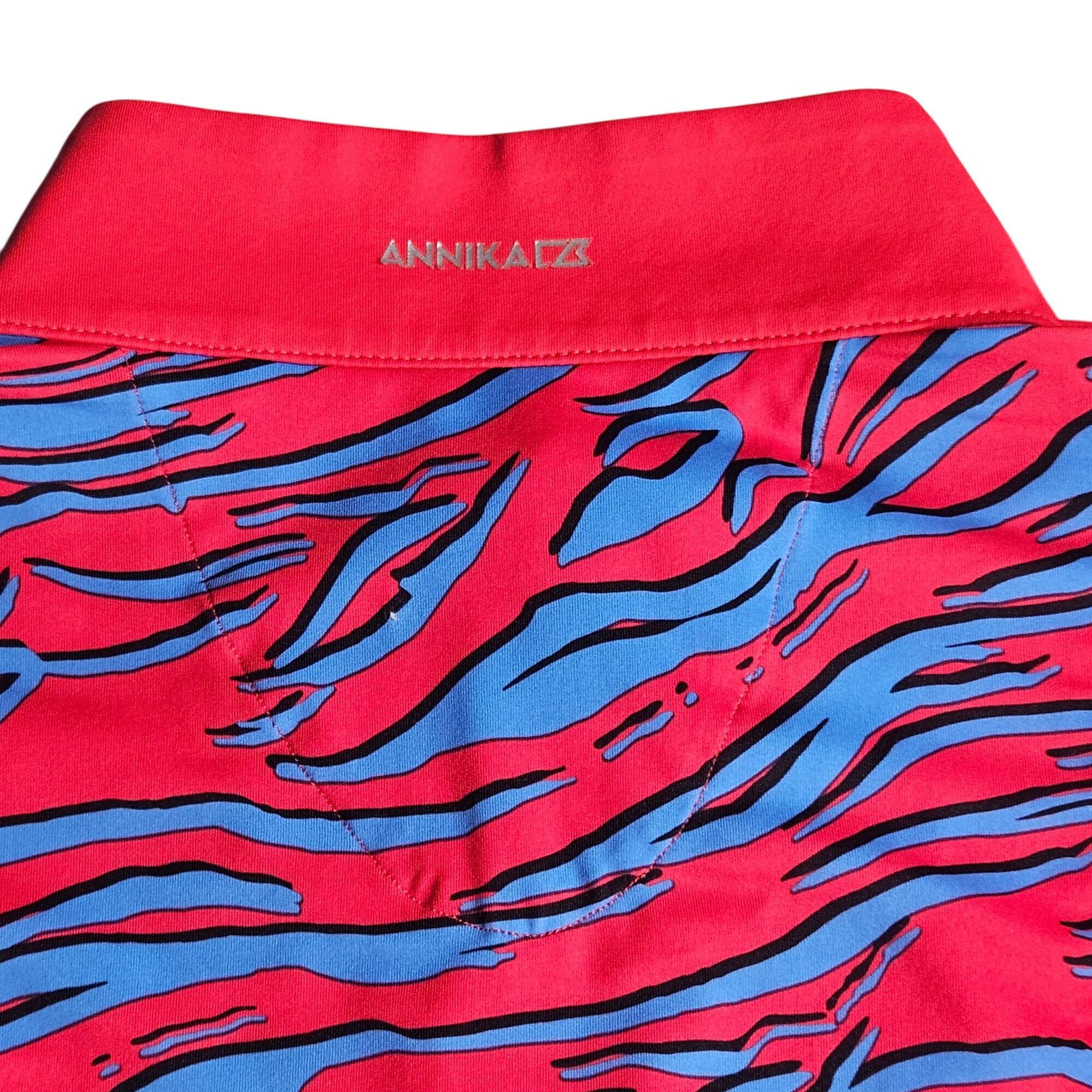 Other Annika Women’s Polo Shirt Red/Blue Zebra S UPF 50+ Golf Gorp Size S / US 4 / IT 40 - 5 Thumbnail