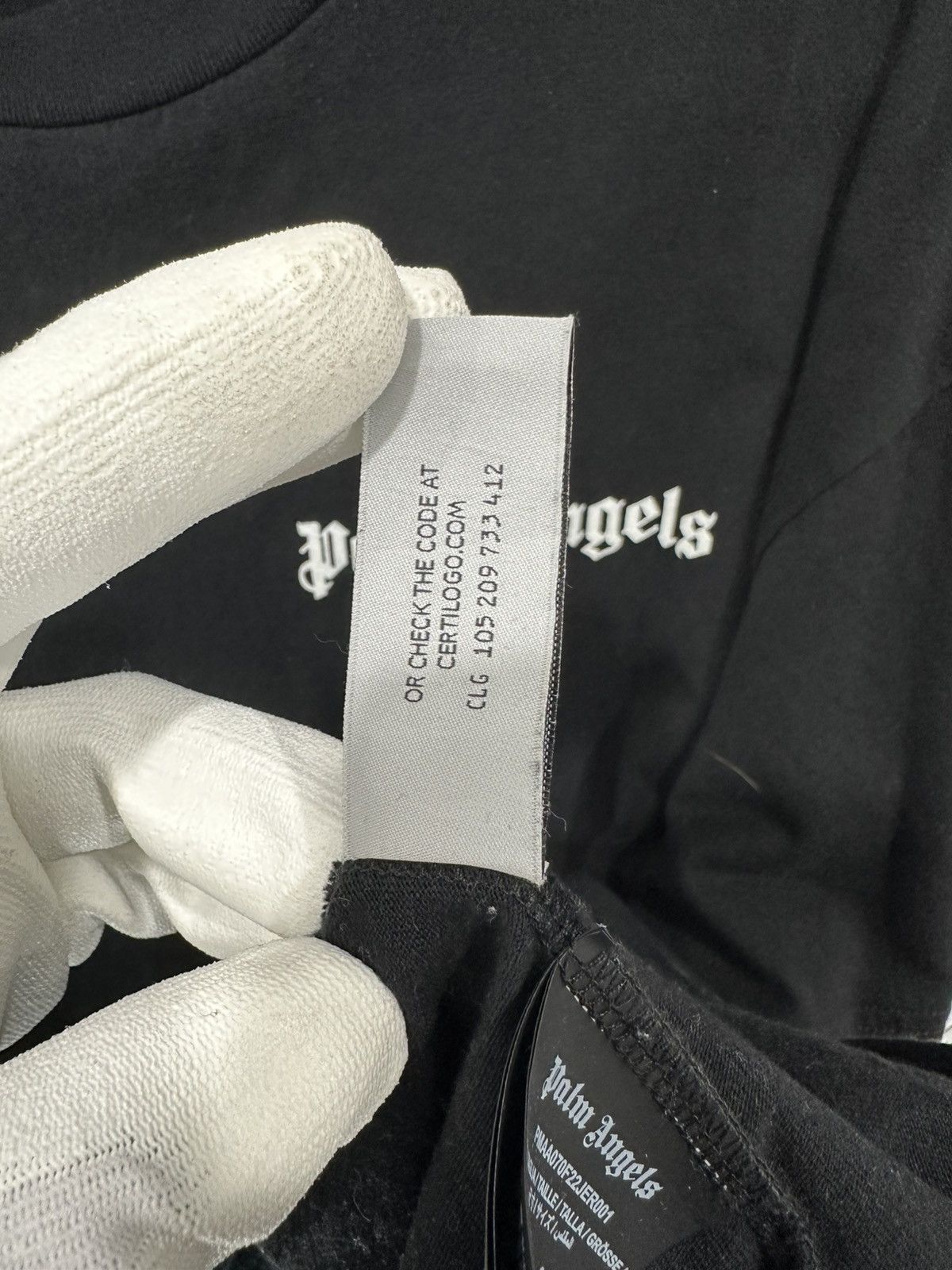 Palm Angels Palm Angels Basic T-Shirt Large Black Size US L / EU 52-54 / 3 - 6 Thumbnail