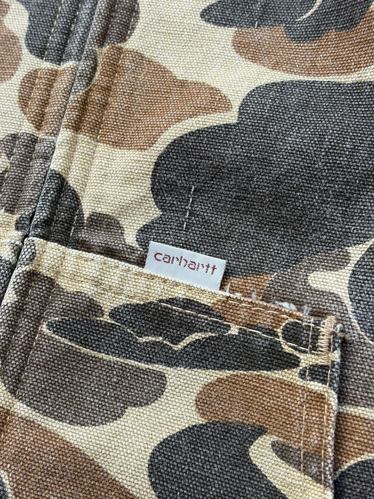 Carhartt VINTAGE 80’s CARHARTT ACTIVE JR123 CAMO JACKET BAPE LOOKS Size US S / EU 44-46 / 1 - 11 Thumbnail
