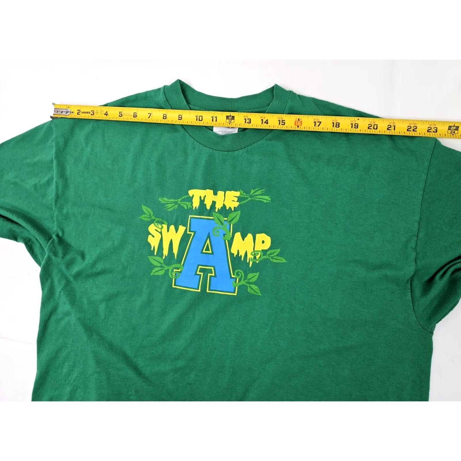 Hanes VINTAGE Allegheny College Gators Shirt Men XL Green Hanes 50/50 Heavyweight Graphic Tee Size US XL / EU 56 / 4 - 7 Thumbnail