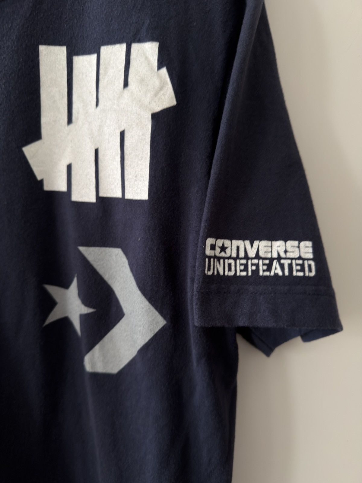 Converse × Undefeated Undefeated x Converse T-shirt - Navy Size US M / EU 48-50 / 2 - 4 Thumbnail