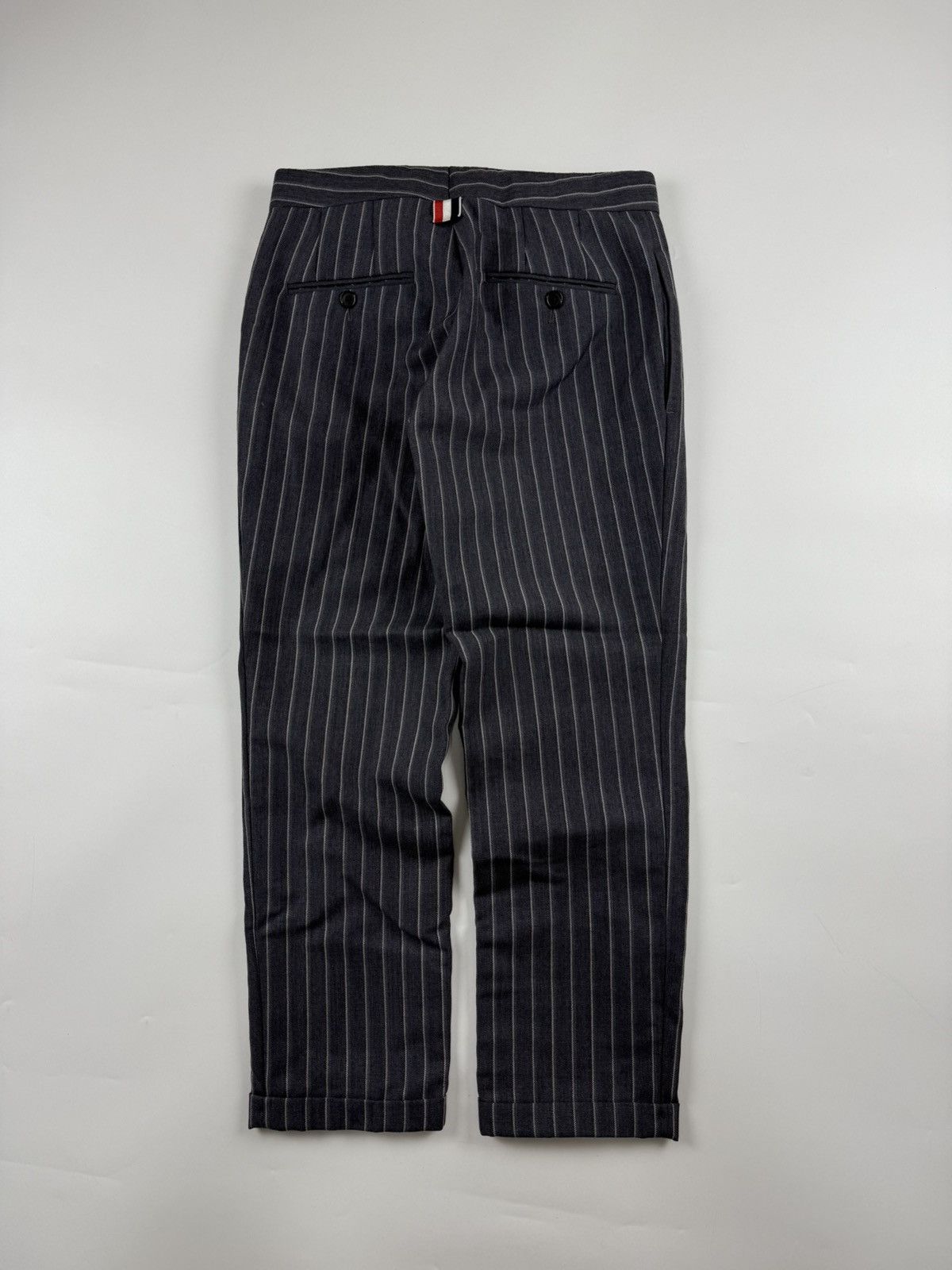 Thom Browne Thom Browne Pinstriped Wool Pants Size 28" / US 6 / IT 42 - 1 Thumbnail