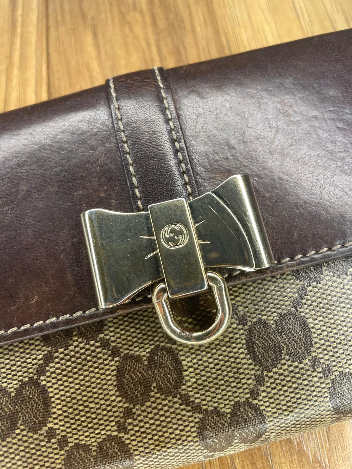 Gucci Gucci Long Wallet Purse Folding Size ONE SIZE - 3 Thumbnail