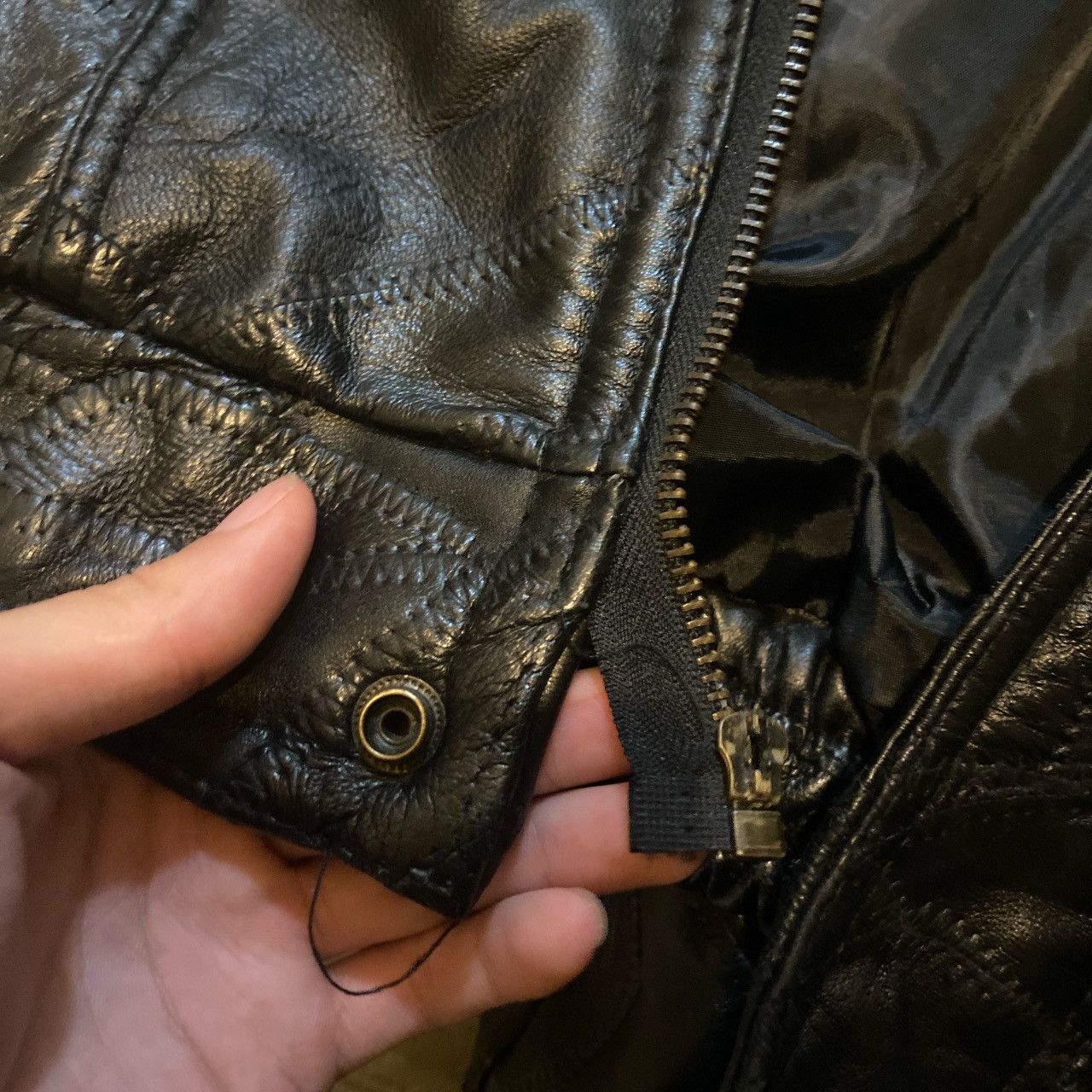 Vintage Vintage Italian 90s maxam genuine leather/Lambskin jacket Size US XL / EU 56 / 4 - 6 Thumbnail