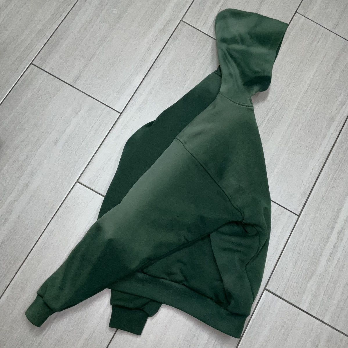 Vintage Vintage Green Sunfaded Thermal Lined Zip Up Hoodie Size US L / EU 52-54 / 3 - 5 Thumbnail