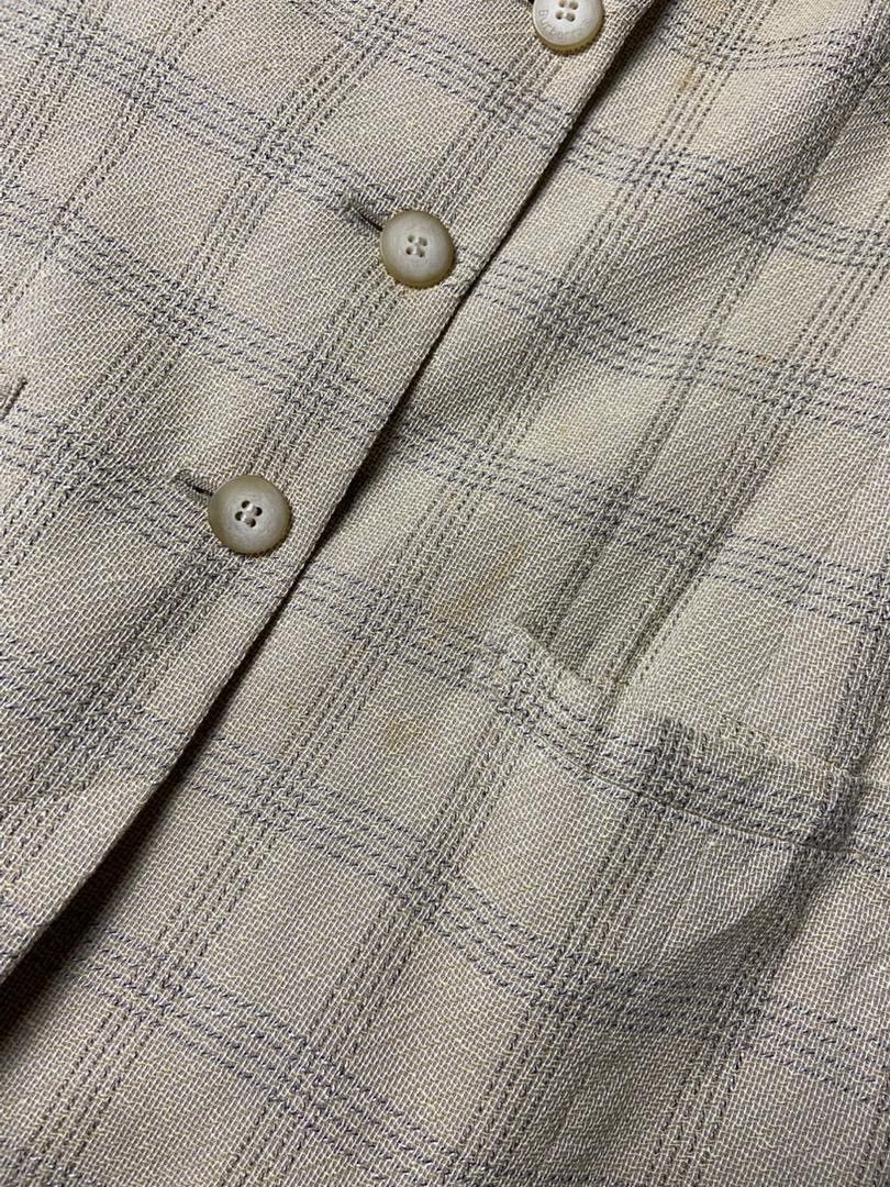 Burberry Vintage Burberrys Checkered Blazer (174) Size XXS / US 00 / IT 34 - 9 Thumbnail