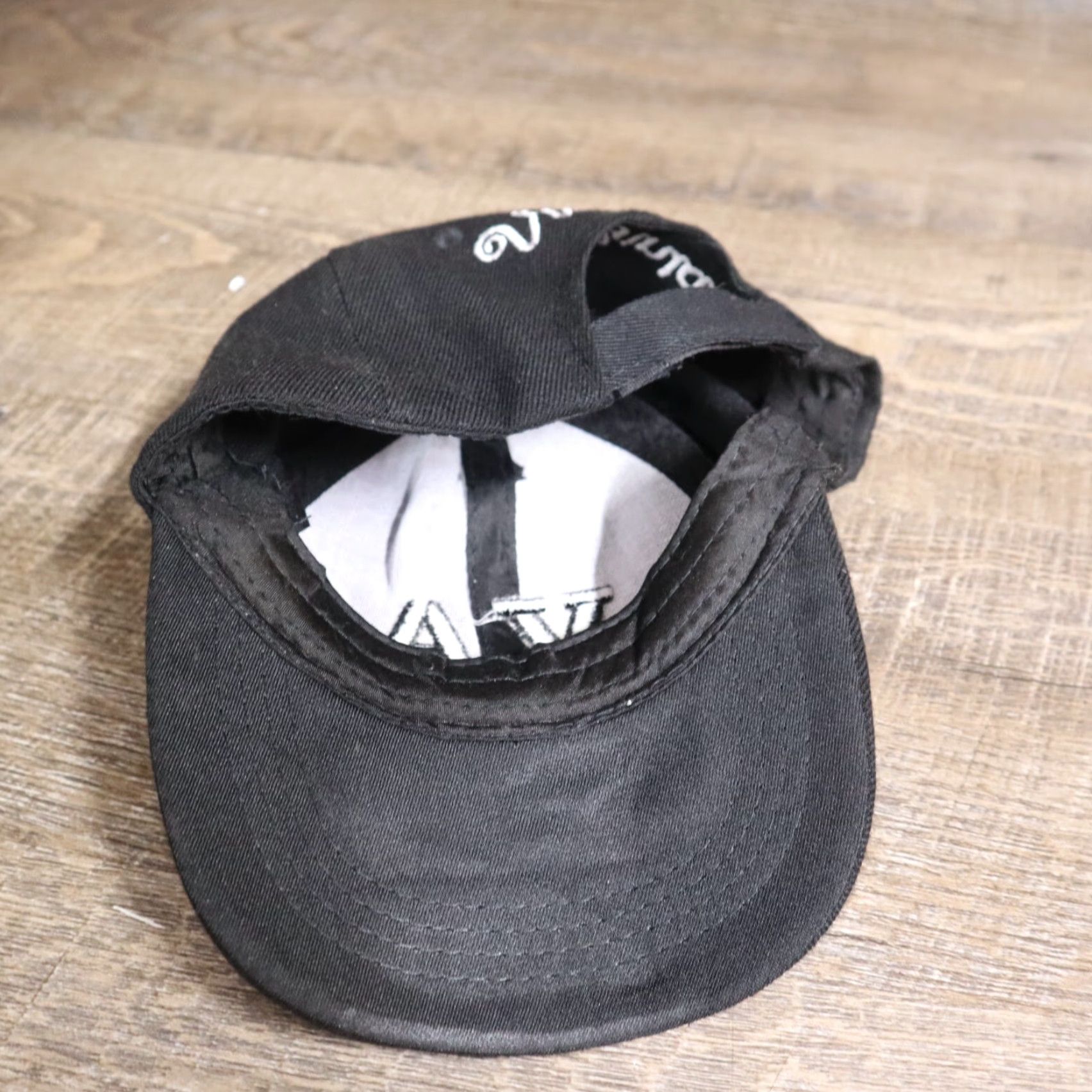 Vintage Virginia VA State Solid Black Hat Adult Adjustable Strapback Baseball Cap Size ONE SIZE - 6 Thumbnail