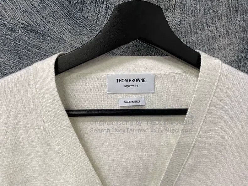 Thom Browne Thom Browne Knitted V-neck sweater Size US XS / EU 42 / 0 - 3 Thumbnail