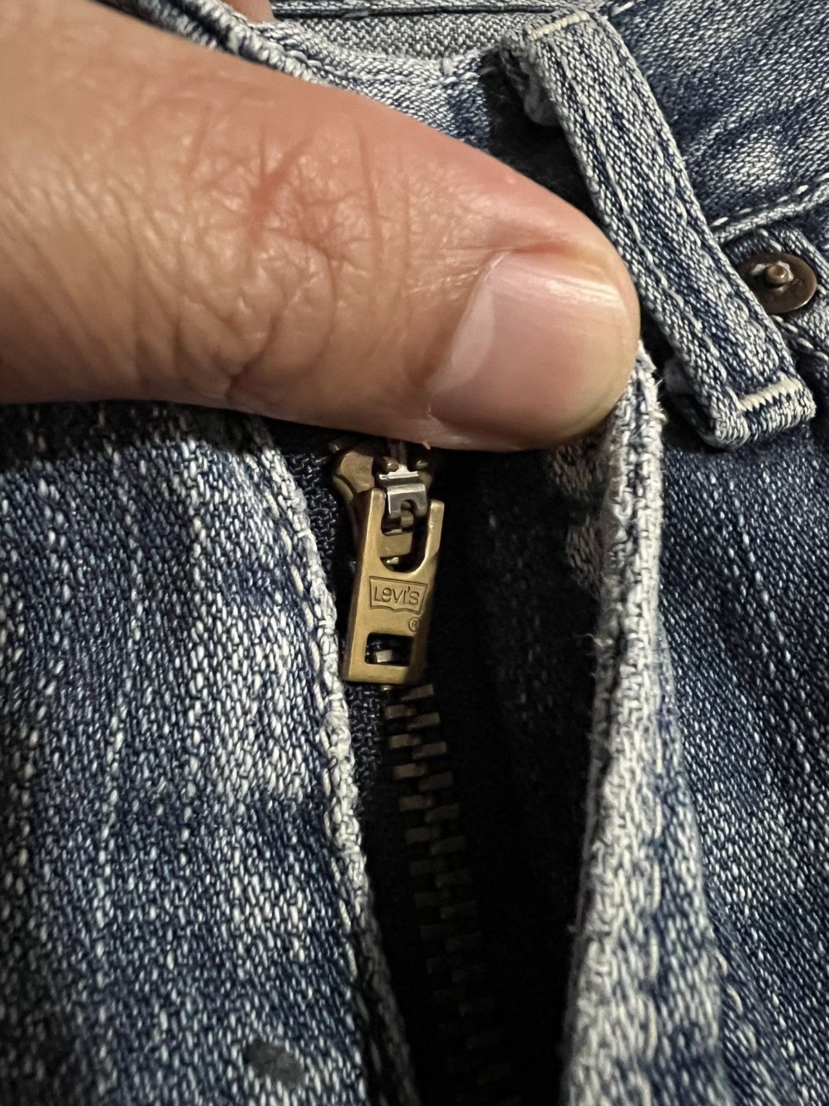 Levi's × Levi's Vintage Clothing Vintage Levis 503 Distressed Short Jeans Size US 30 / EU 46 - 7 Thumbnail