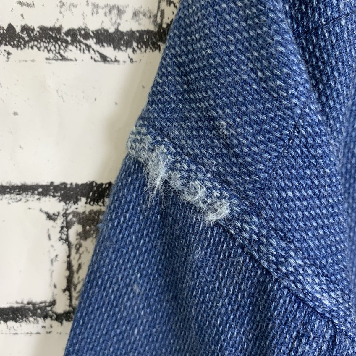Pure Blue Japan Pure Blue Japan Indigo Mandarin Collar Jacket Men Size 2 Size XS / US 0-2 / IT 36-38 - 12 Thumbnail