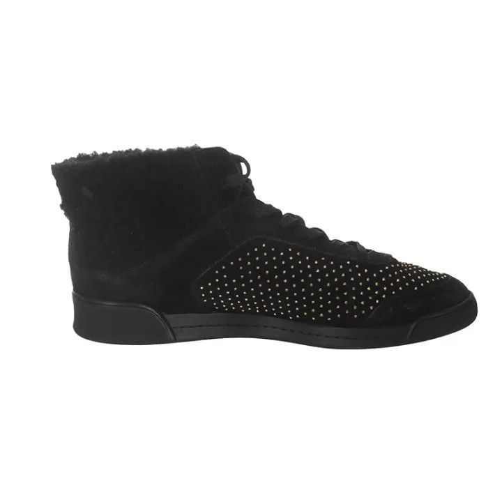 Louis Vuitton Louis Vuitton Black High-Top Fashion Sneakers -2508 Size US 6.5 / EU 39-40 - 1 Thumbnail