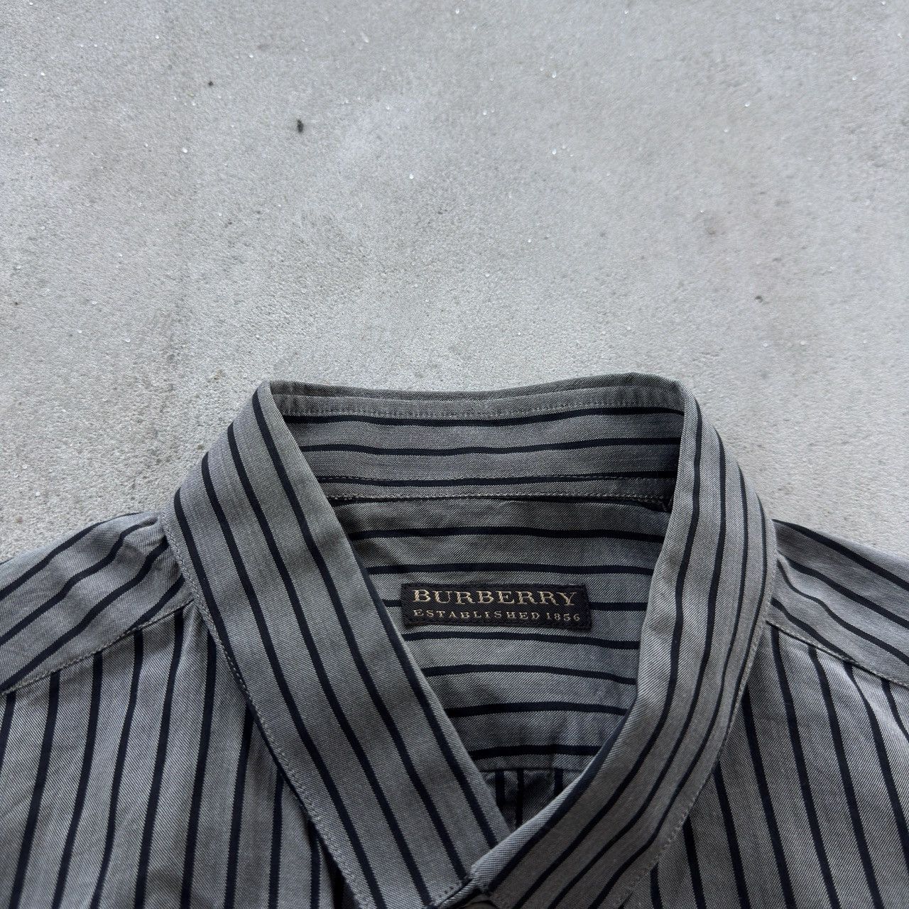 Burberry Vintage 90s Burberry Striped Preppy Button Ups Shirt Y2K Size US L / EU 52-54 / 3 - 5 Thumbnail