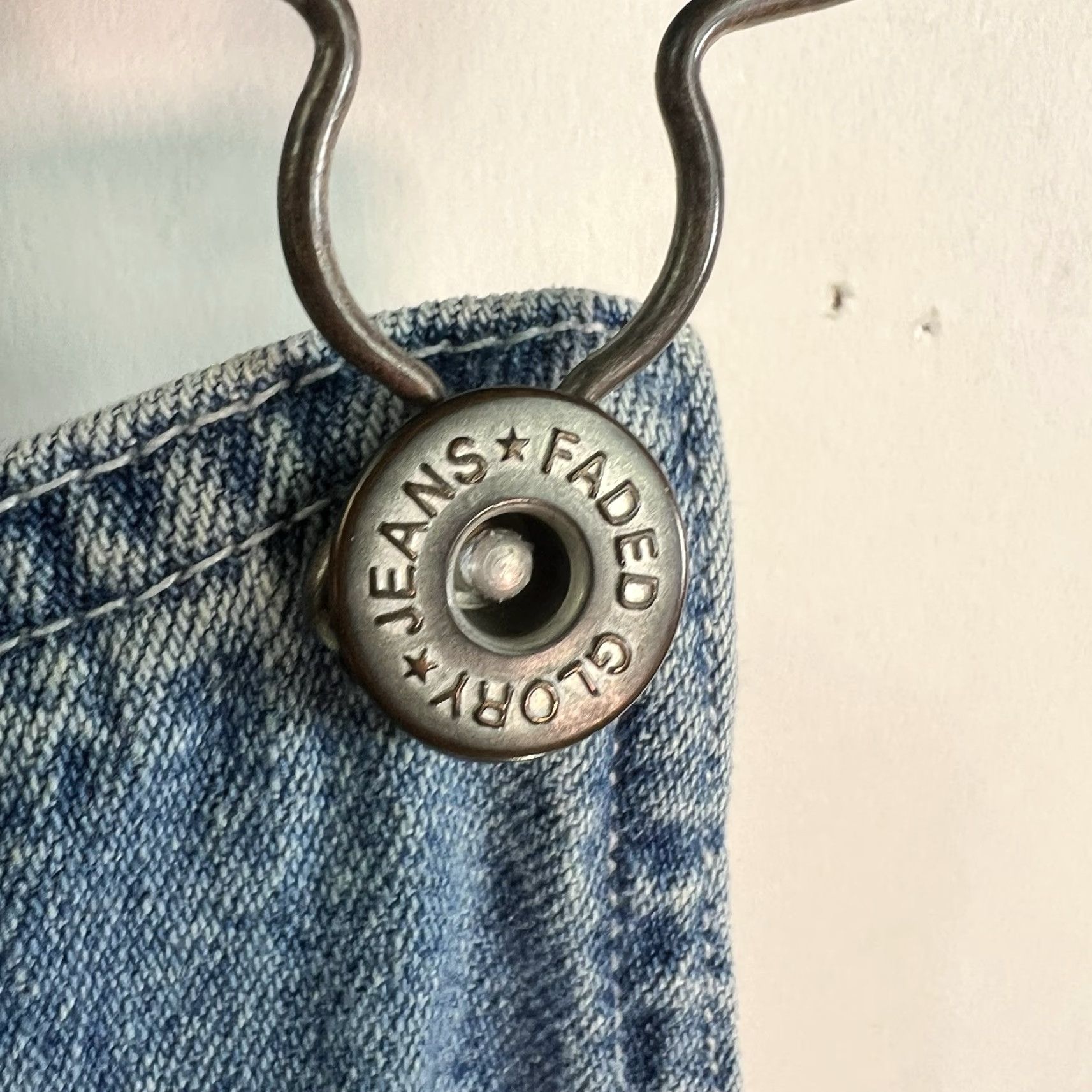 Faded Glory VINTAGE Faded Glory Denim Bib Jumper Skirt Size 10 Blue Solid 80s 90s Womens Size L / US 10 / IT 46 - 7 Thumbnail
