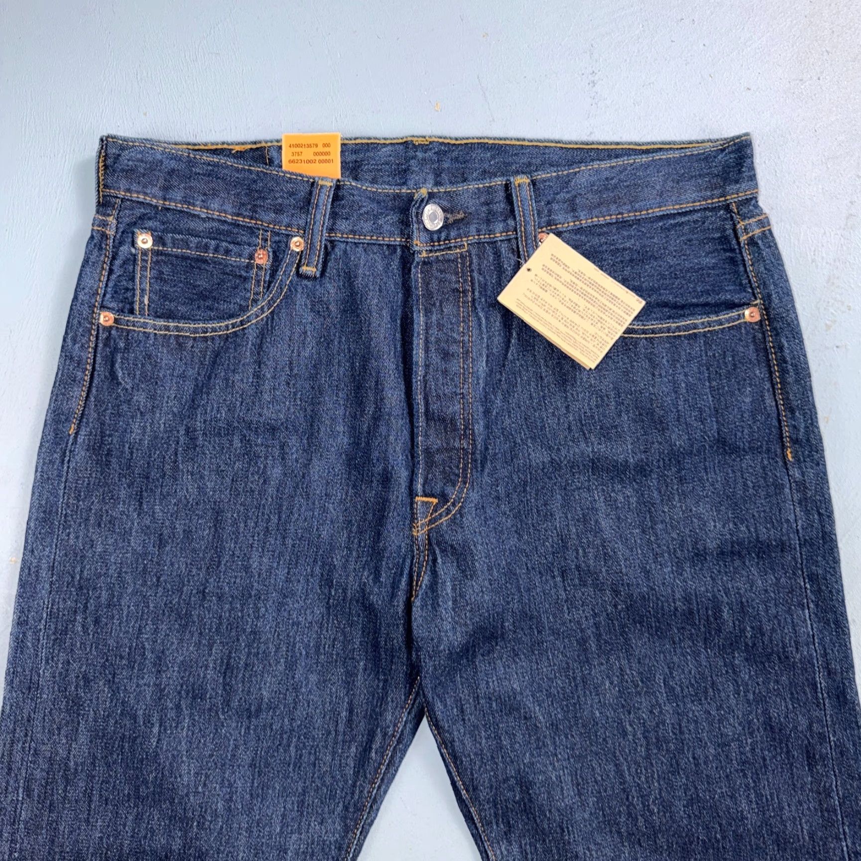 Levi's VINTAGE Levi's 501 Jeans Black Straight Leg 33x32 90s Mens Size US 33 - 4 Thumbnail