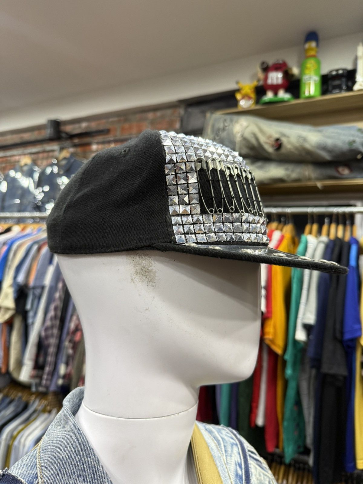 Vintage Vintage Hip hop caps with stud Size ONE SIZE - 3 Thumbnail