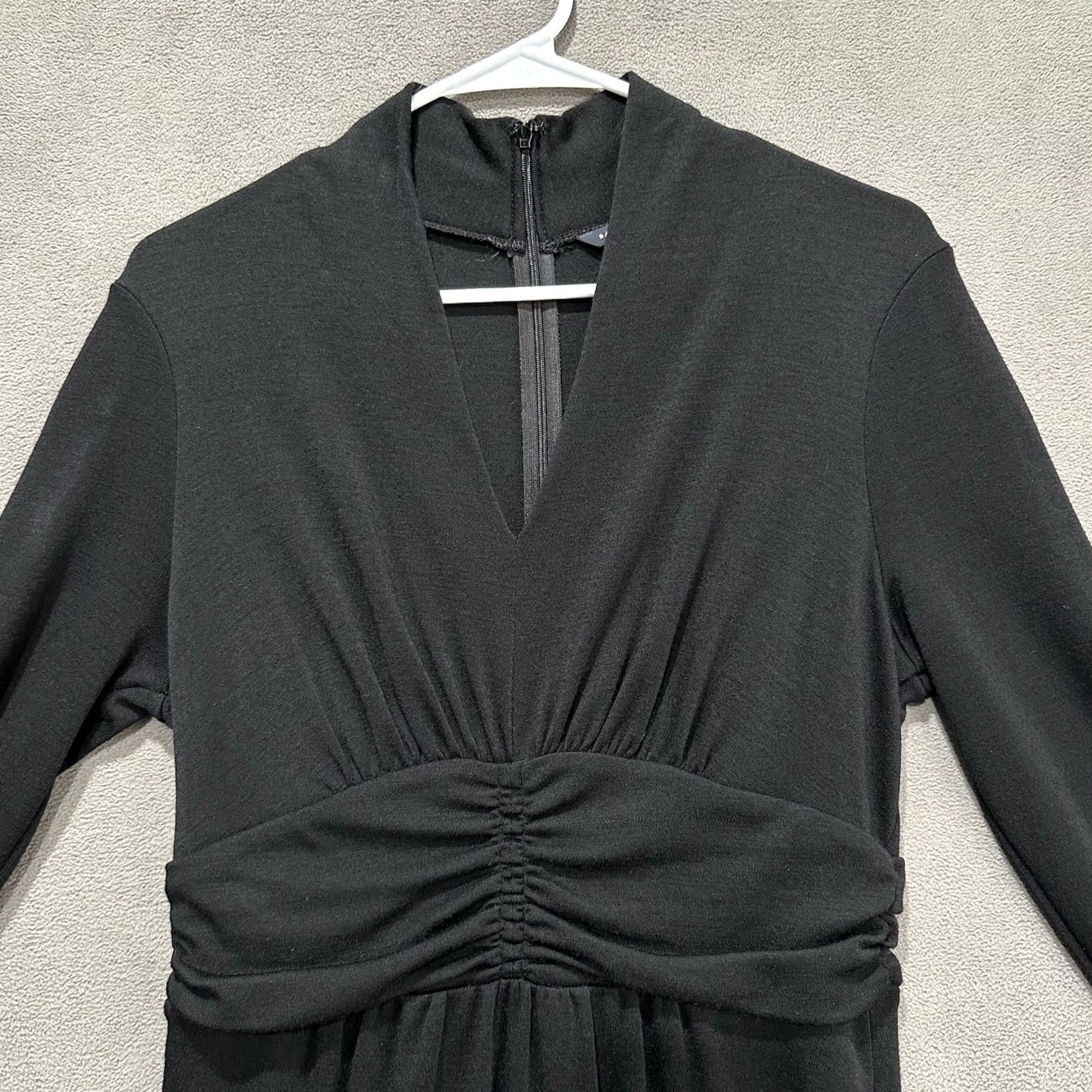 Banana Republic Vintage Banana Republic Sheath Dress - Womens 6 Black Wool Knit - Knee Length Size M / US 6-8 / IT 42-44 - 3 Thumbnail
