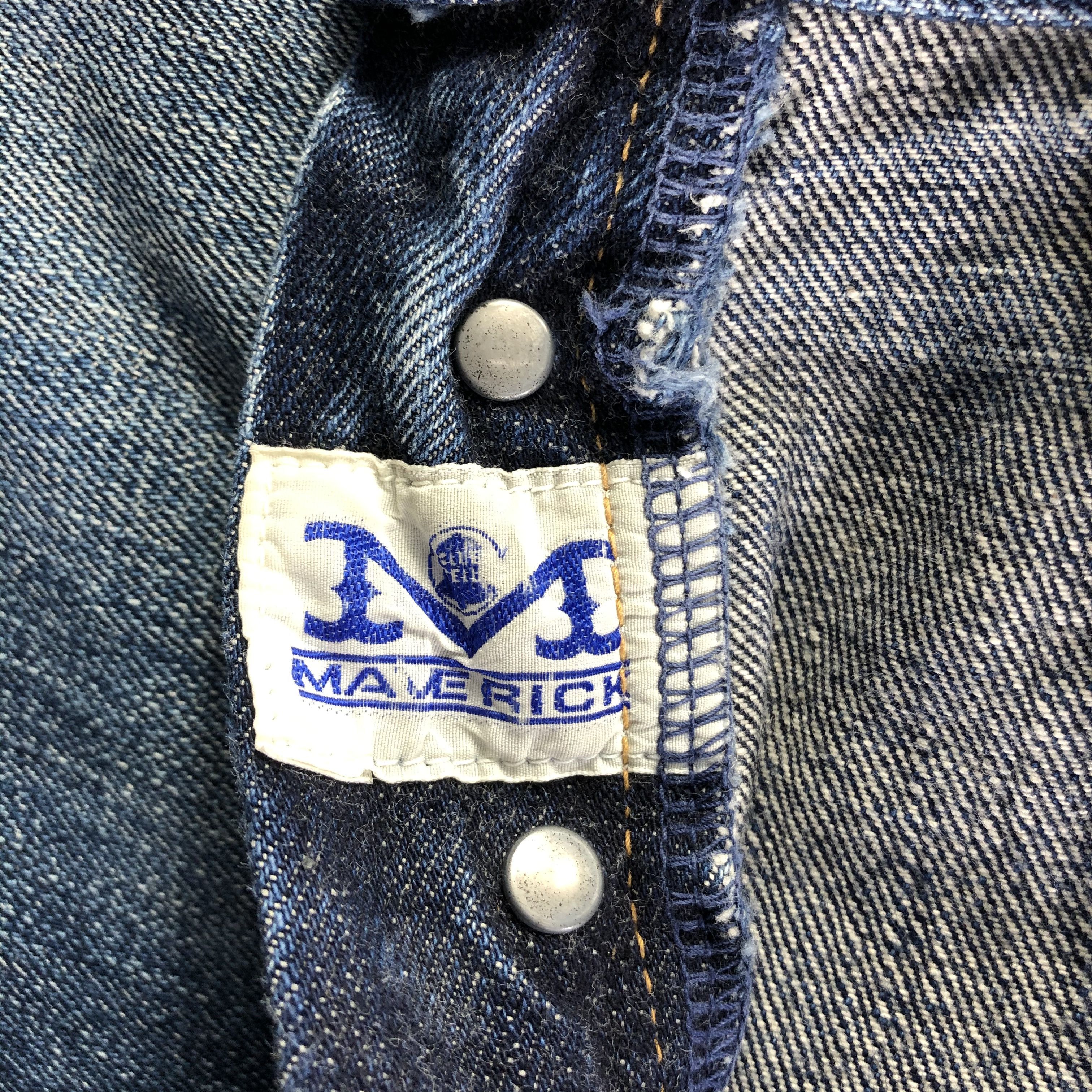 Vintage Vintage 90s Maverick Selvedge Jeans-JM3545 Size US 33 - 8 Thumbnail