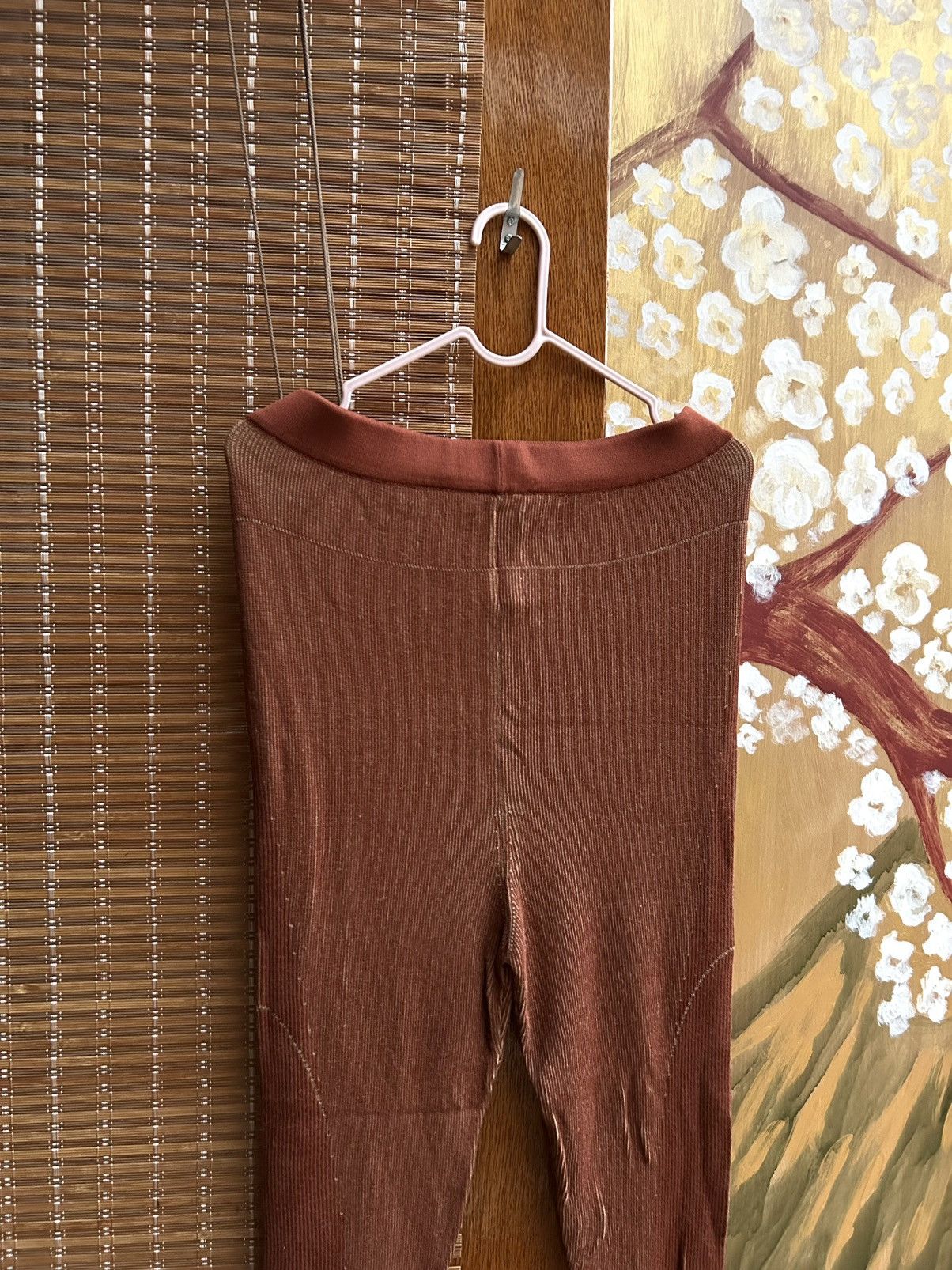 Jacquemus Jacquemus Le Legging Arancia Knit Leggings In Camel Brown Size 30" / US 8 / IT 44 - 6 Thumbnail