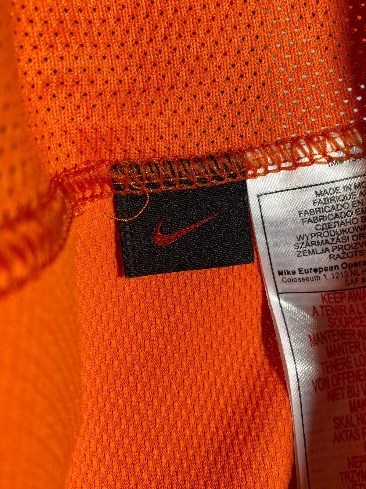 Vintage 00s Netherlands 2006 Nike Home Jersey KNVB Van Basten Era Size US L / EU 52-54 / 3 - 15 Thumbnail