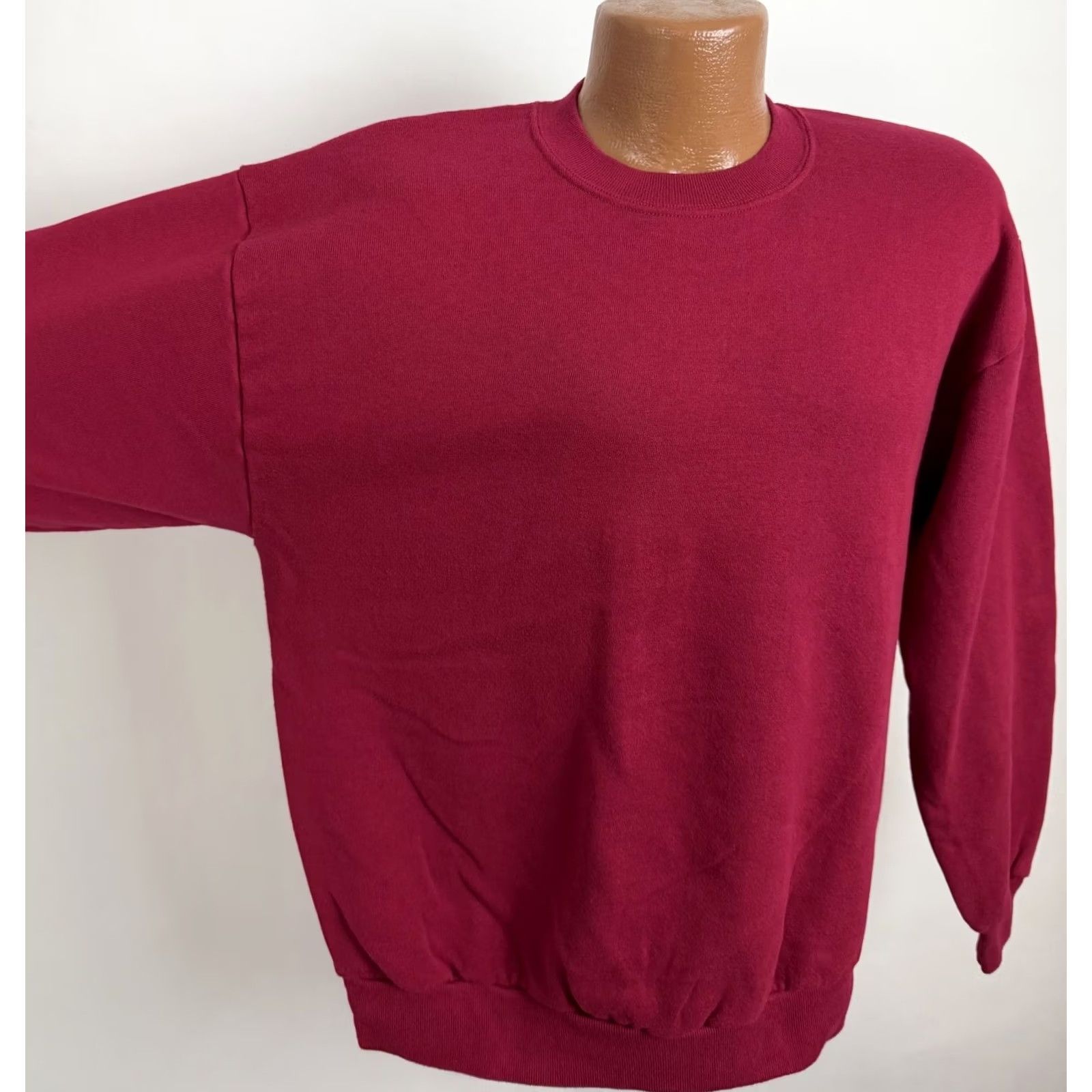 Jerzees VINTAGE Jerzees Sweatshirt Mens Large 90s Berry Red Crewneck USA Made Size US L / EU 52-54 / 3 - 4 Thumbnail