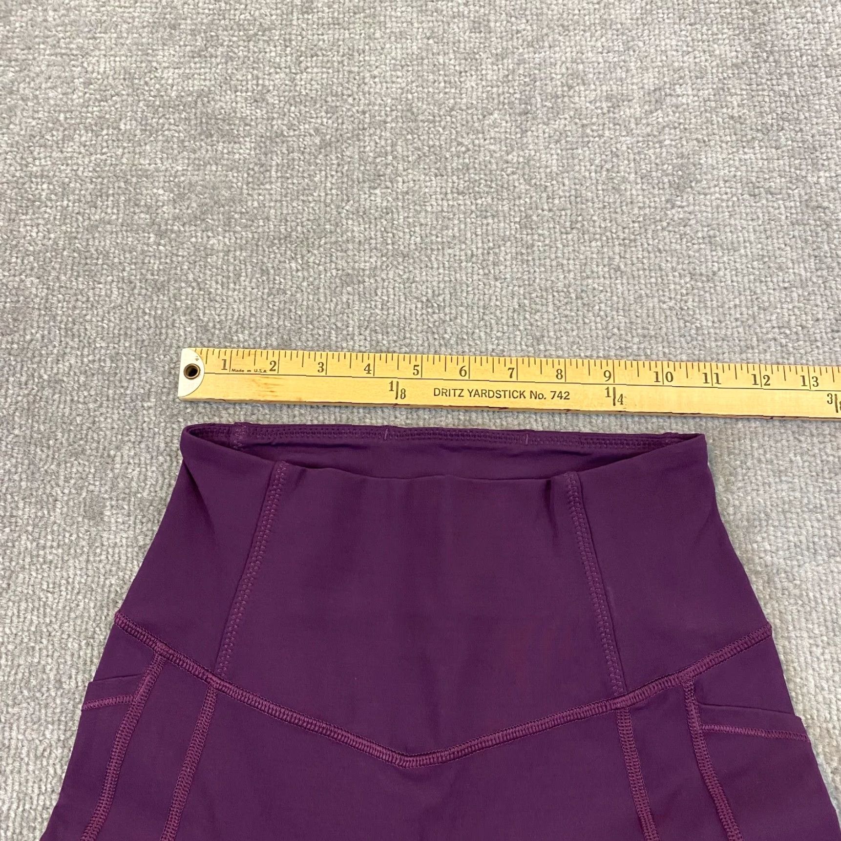 Lululemon Lululemon All The Right Places Pant II Leggings Capris Womens 4 Purple Logo Athletic Wear, Regular, 23.5 Inseam Size 27" / US 4 / IT 40 - 4 Thumbnail