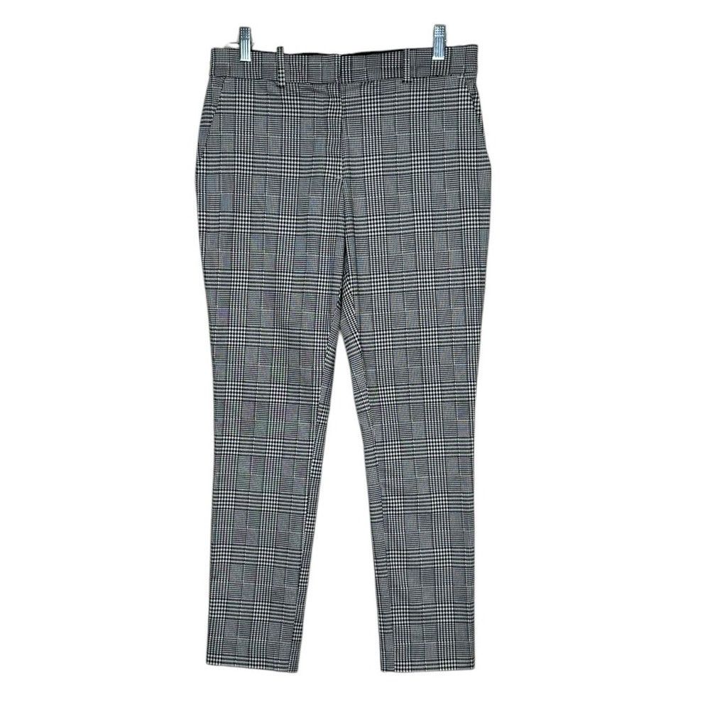 H&M H&M black white plaid straight legs pants size 10 Size 32" / US 10 / IT 46 - 9 Thumbnail
