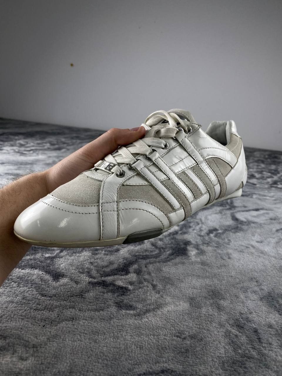 Dolce & Gabbana Vintage Dolce & Gabbana Patent Leather Sneakers Men Size US 8.5 / EU 41-42 - 12 Thumbnail
