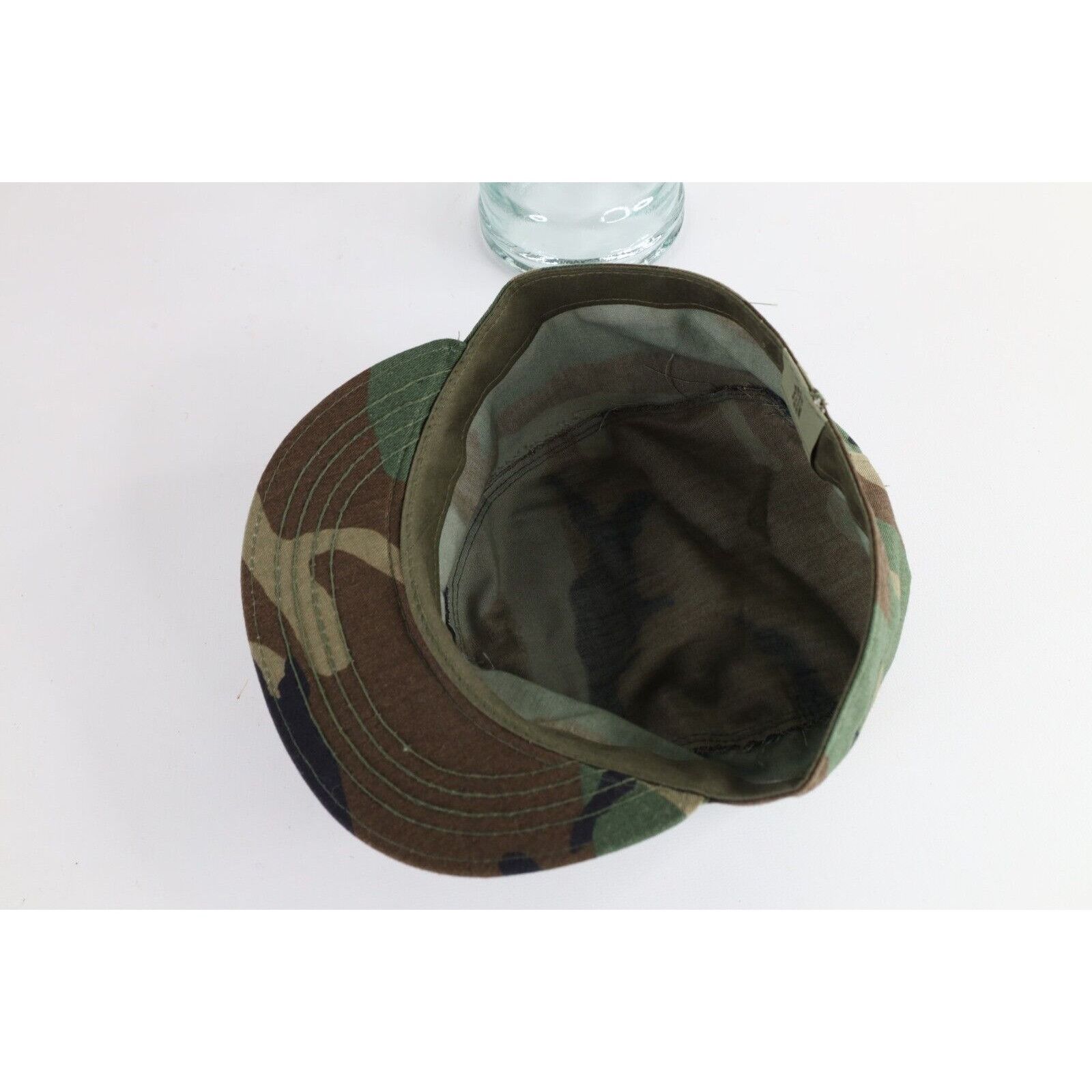 Vintage Vintage 80s Military Issue Camouflage Combat Field Cap Hat Size ONE SIZE - 6 Thumbnail