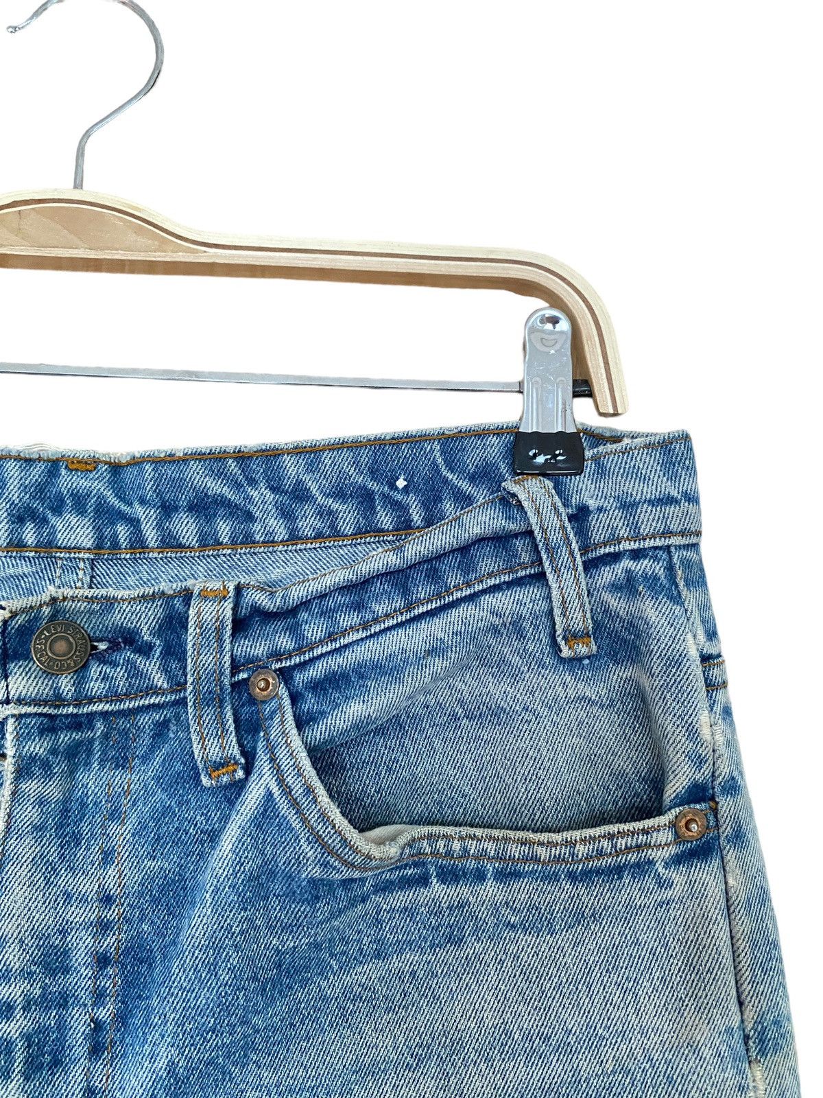 Levi's × Vintage Vintage Brand Levi’s Patchwork flared jeans 1980s Size US 32 / EU 48 - 9 Thumbnail