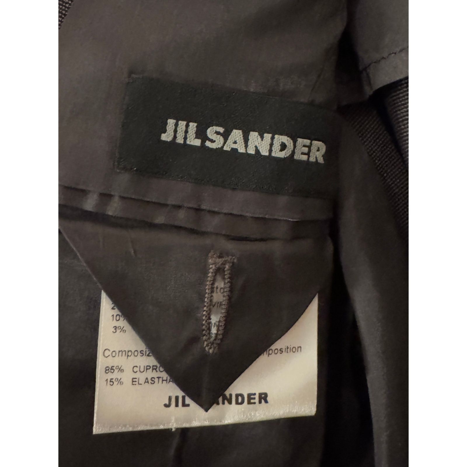Jil Sander Jil Sander Men's Wool Gray Wool Full Suit Size 48R - 6 Thumbnail